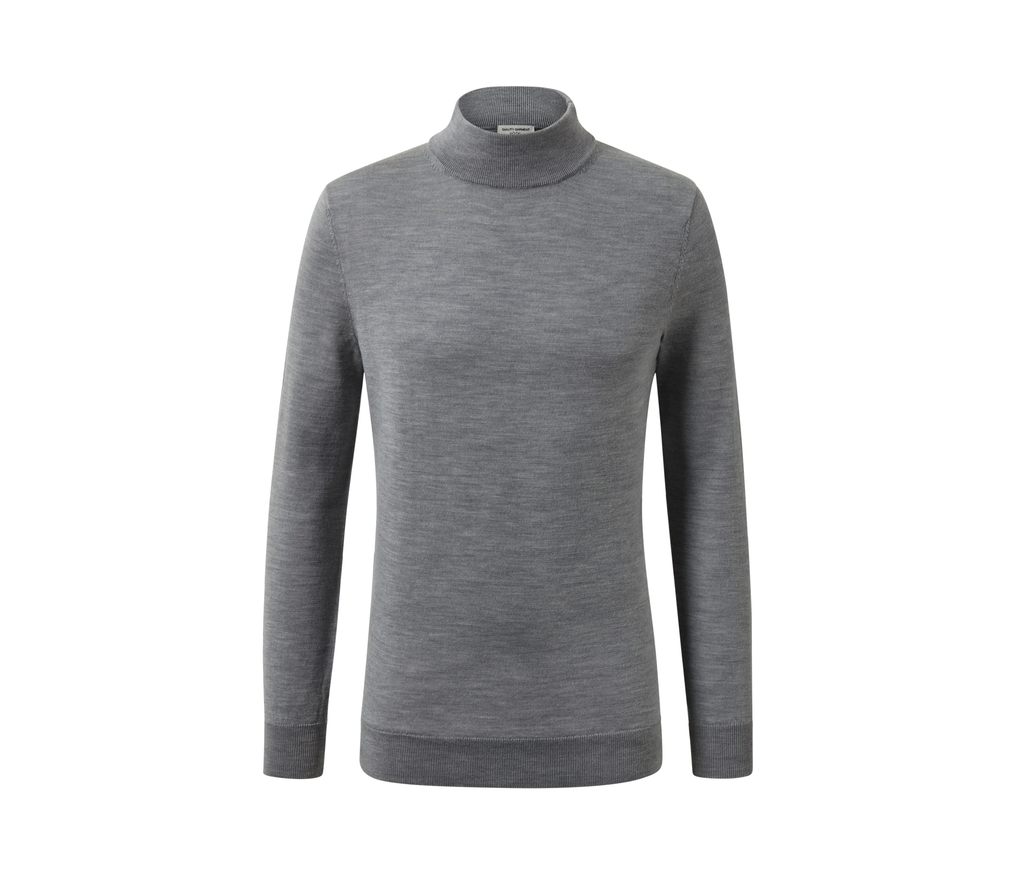 Tchibo - Sweter z wełny merino, szary