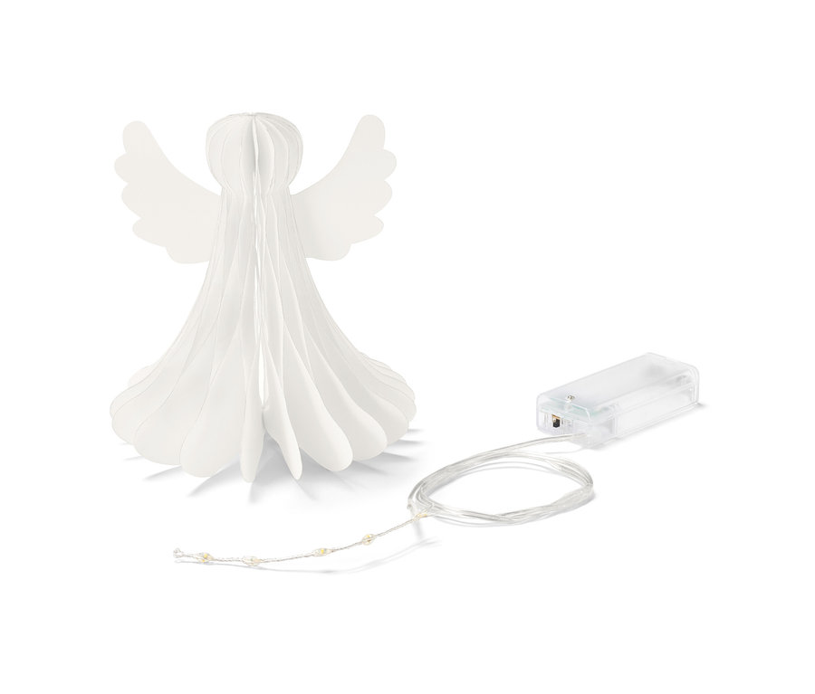 Mały papierowy anioł LED.