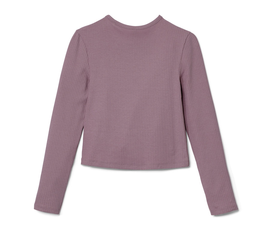 Koszulka z długim rękawem z trykotu.