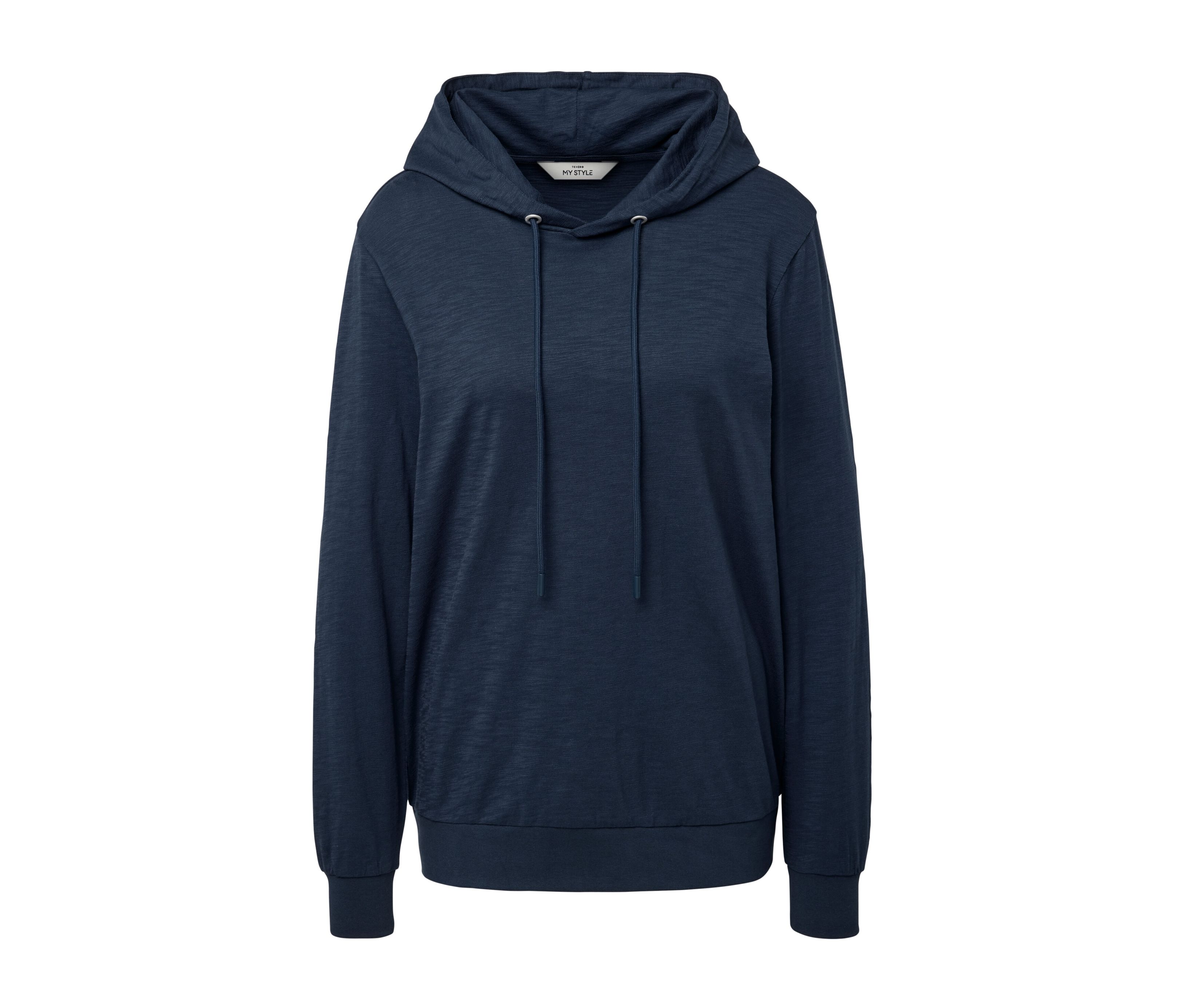 Tchibo - Dżersejowa bluza z kapturem, niebieski