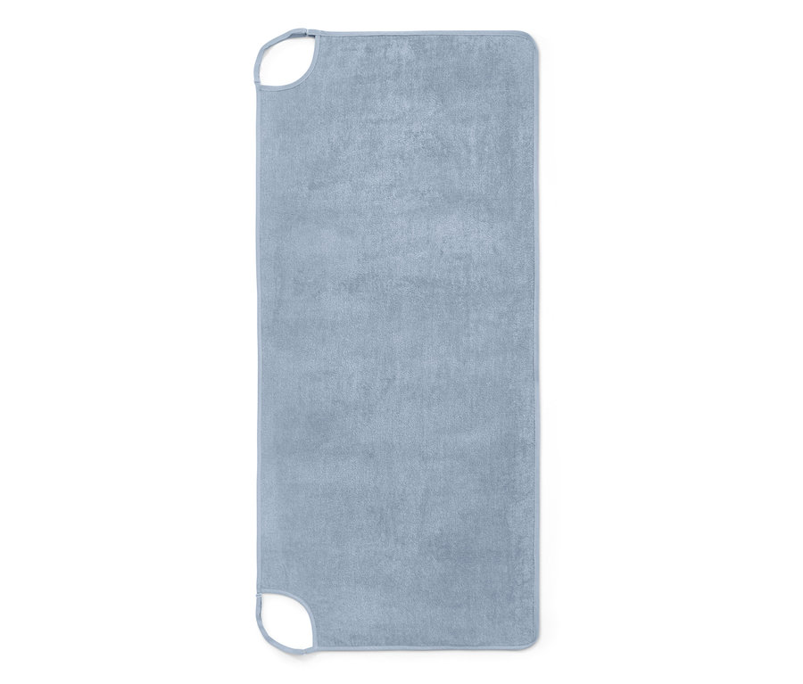 Jasnoniebieska sukienka z ręcznika.