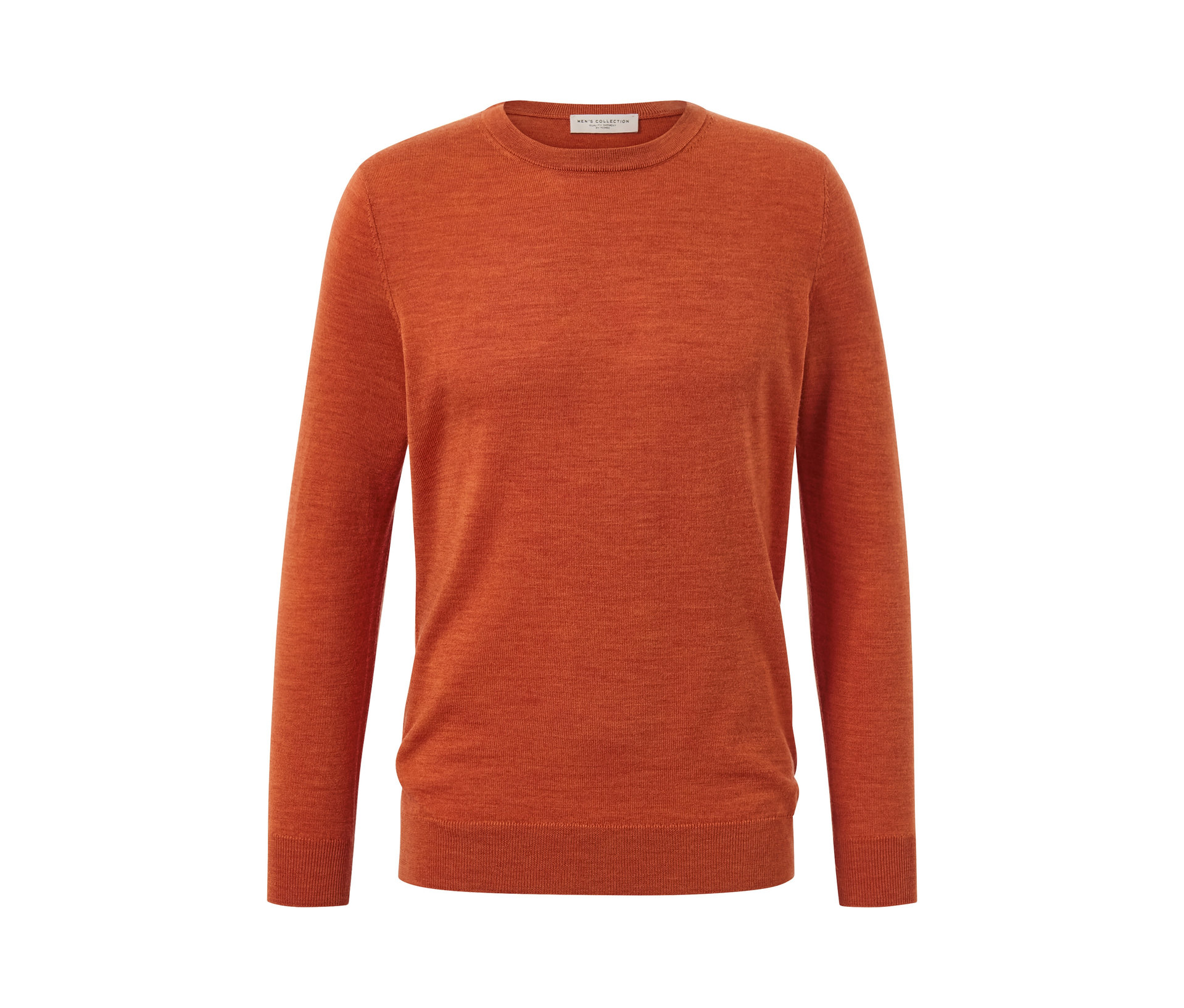 Tchibo - Sweter z wełny merino- pomarańczowy