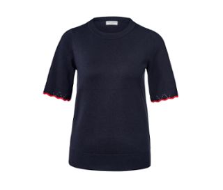 Cienki sweter, granatowy