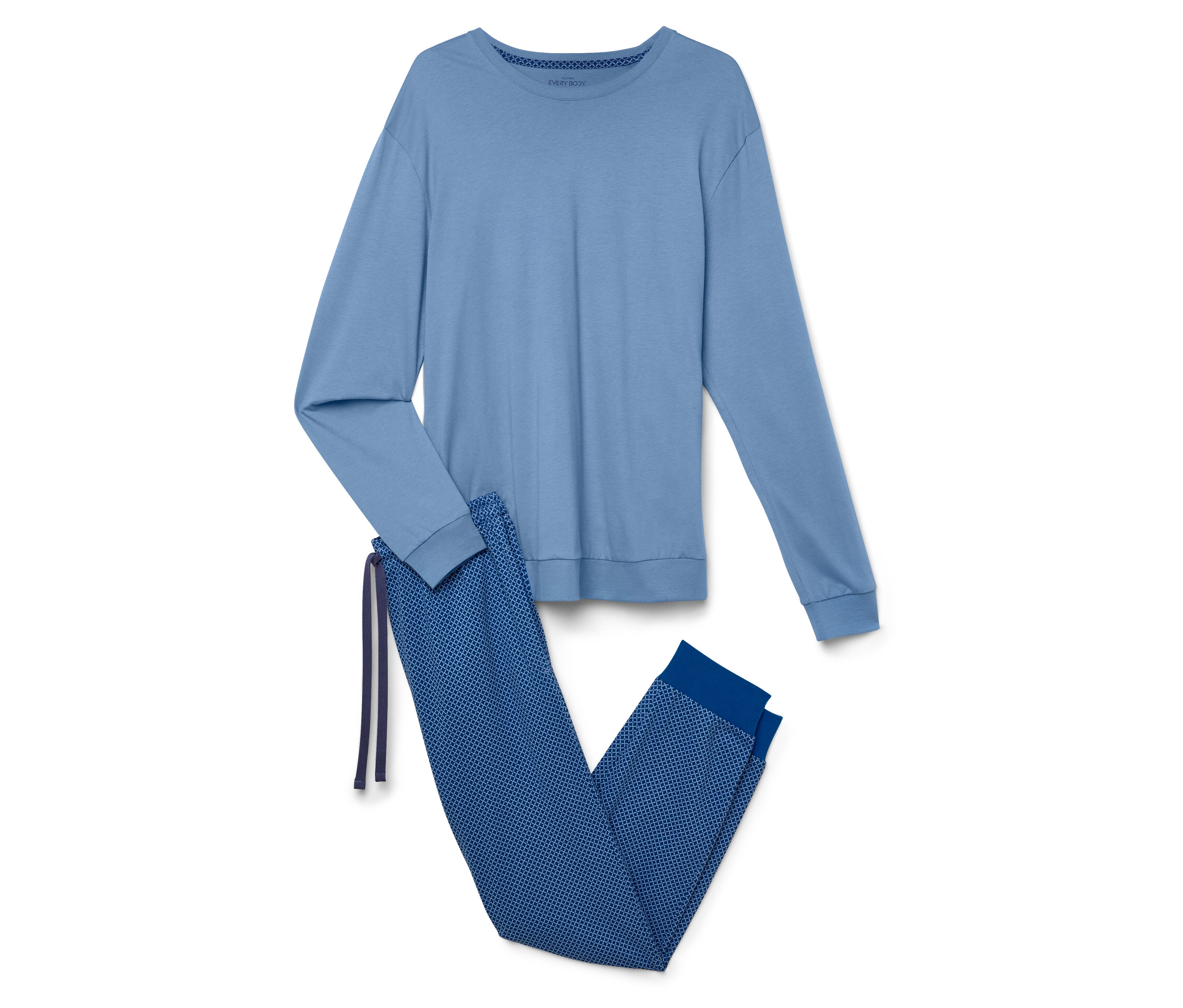 Tchibo - Piżama- niebieski/z nadrukiem