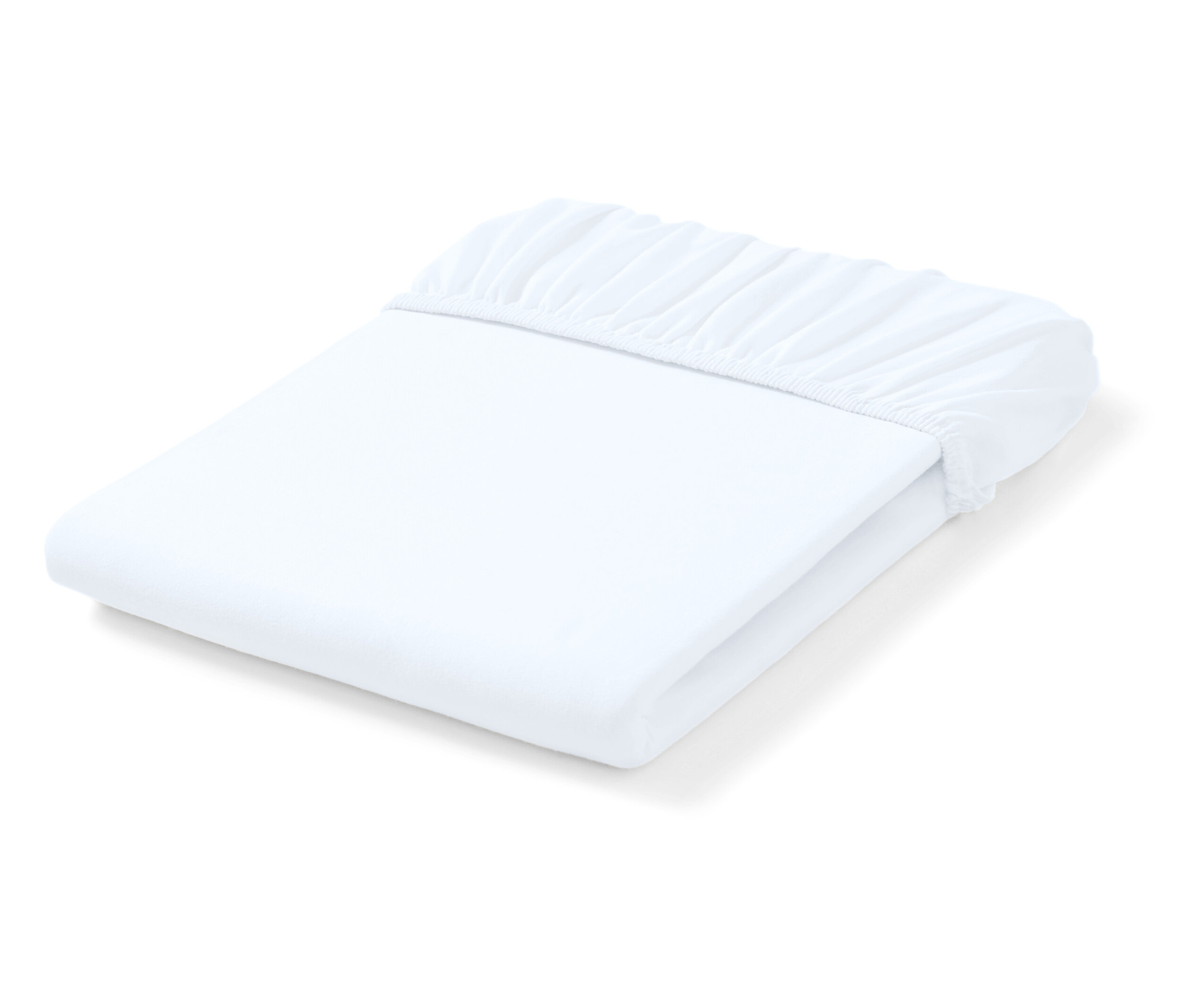 Tchibo - Prześcieradło z gumką na topper - kolor: biały