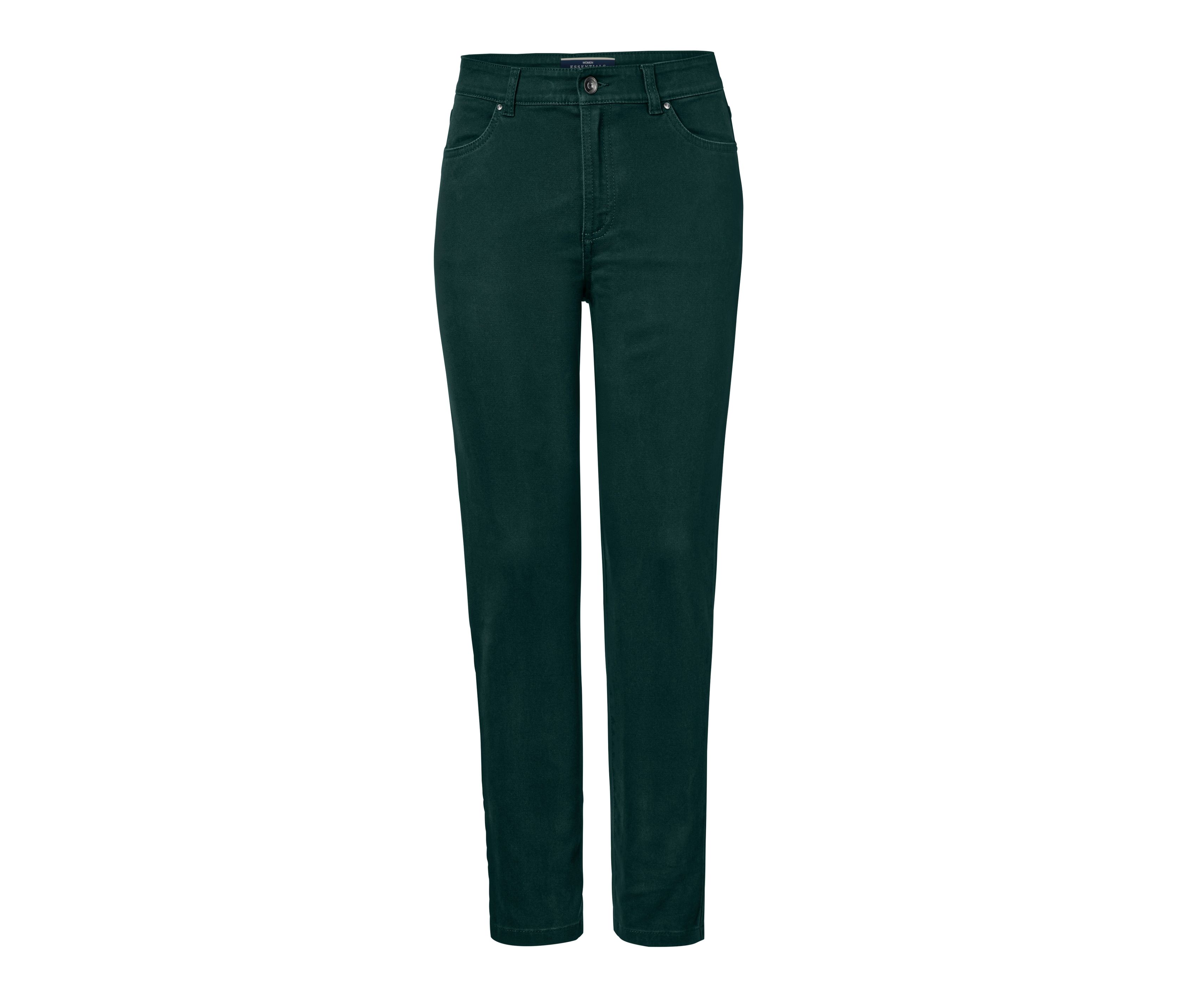Tchibo - Spodnie z tkaniny twill, zielony