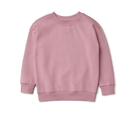 Różowa dziecięca bluza dresowa.