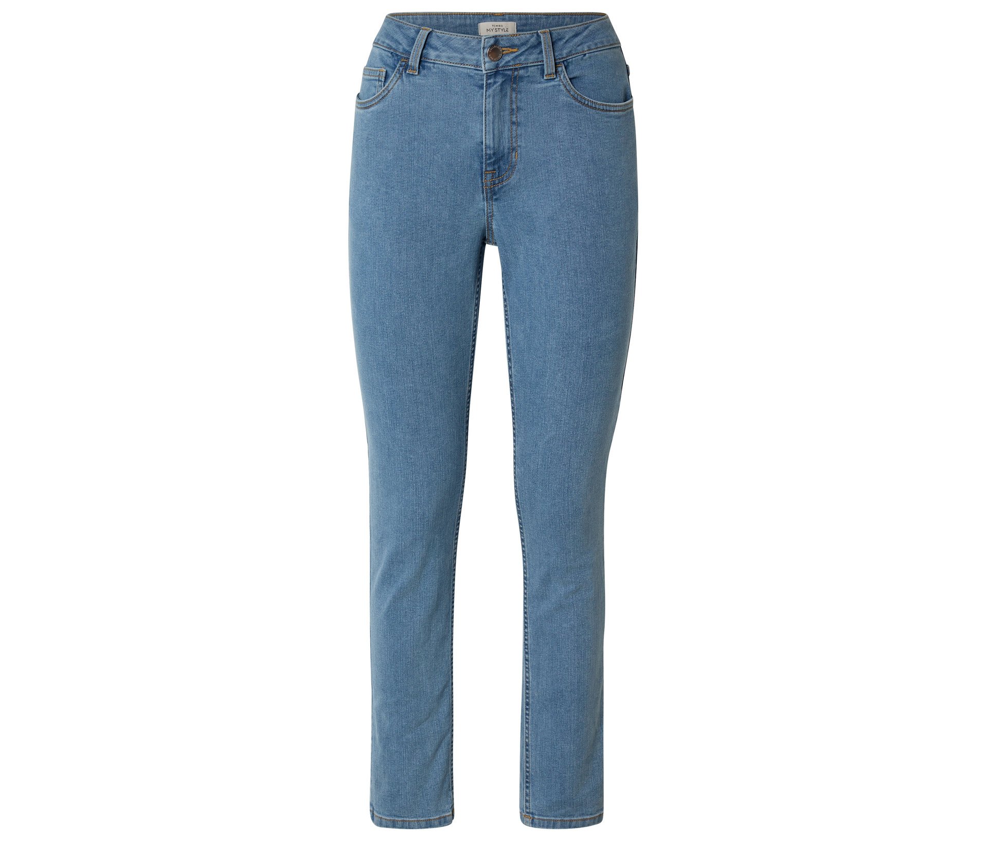 Tchibo - Dżinsy o wąskim kroju – fason „Emma”, light blue denim