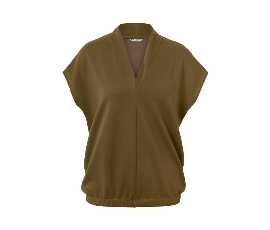 Bluzka z dekoltem w serek.