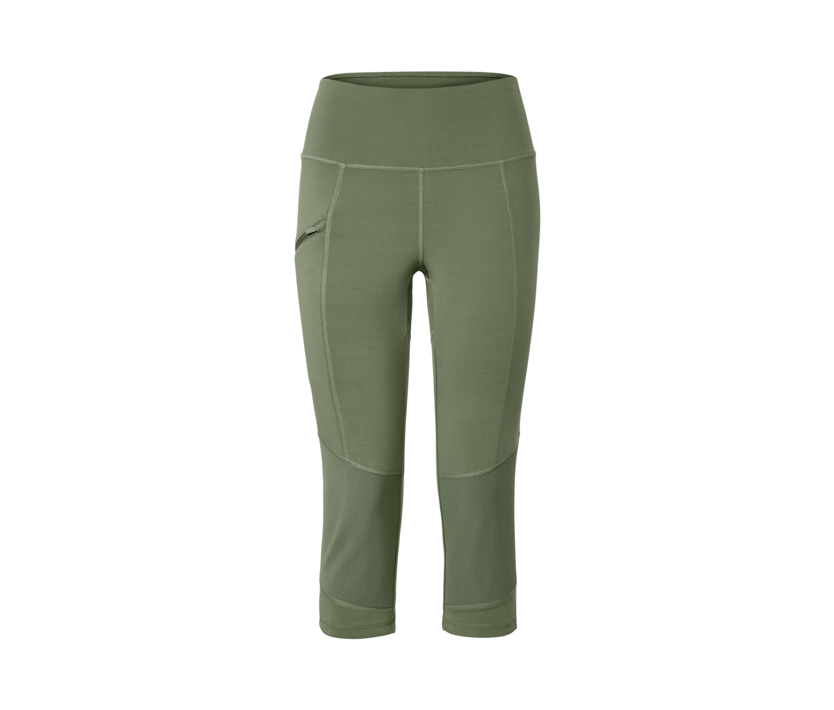 Tchibo - Legginsy trekkingowe o długości 3/4, zielony