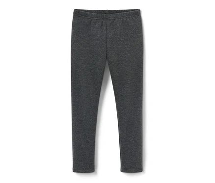 Szare dziecięce legginsy termoaktywne.