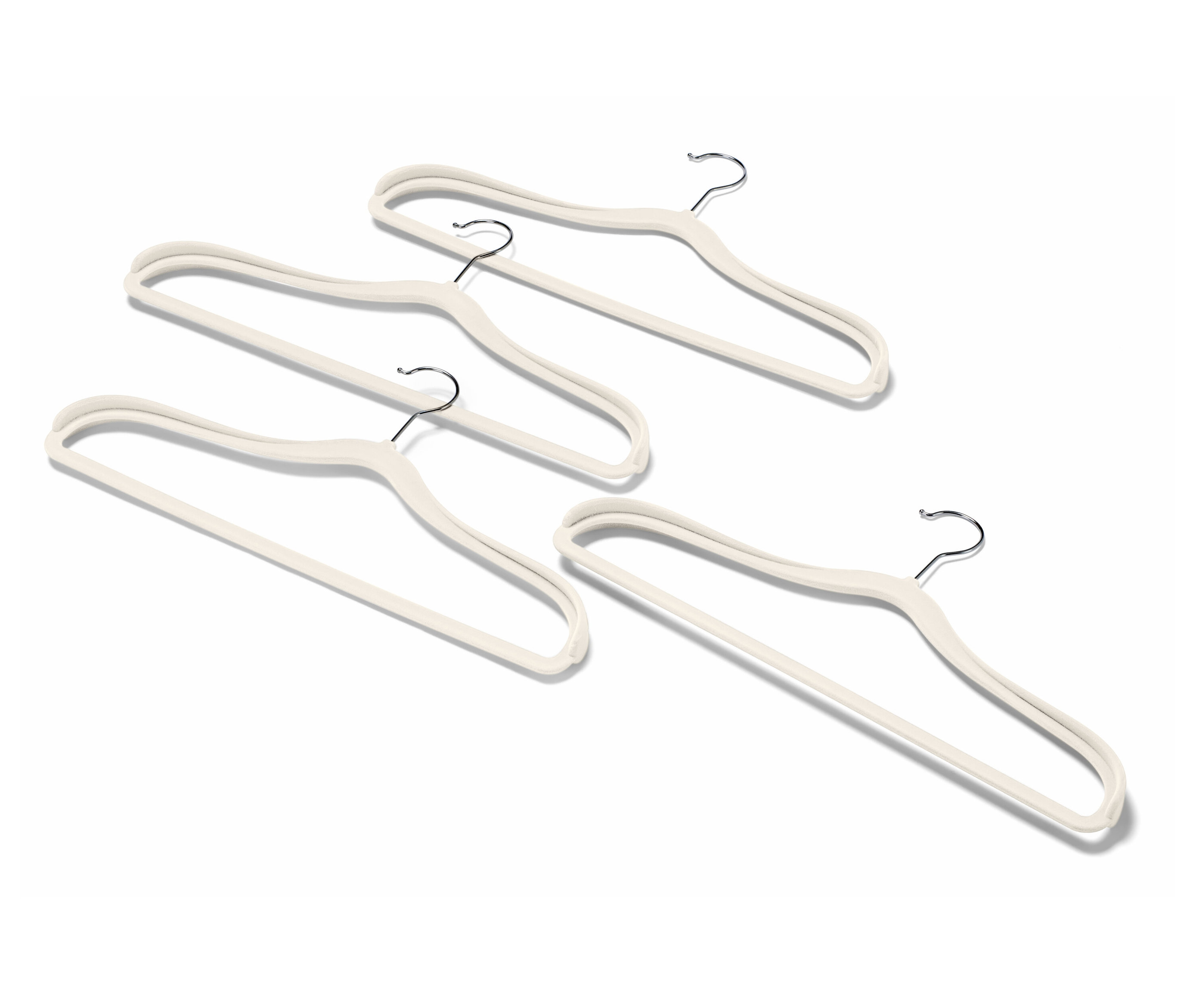 Tchibo - Wieszaki na ubrania z pogrubioną okolicą ramion - kolor: beżowy