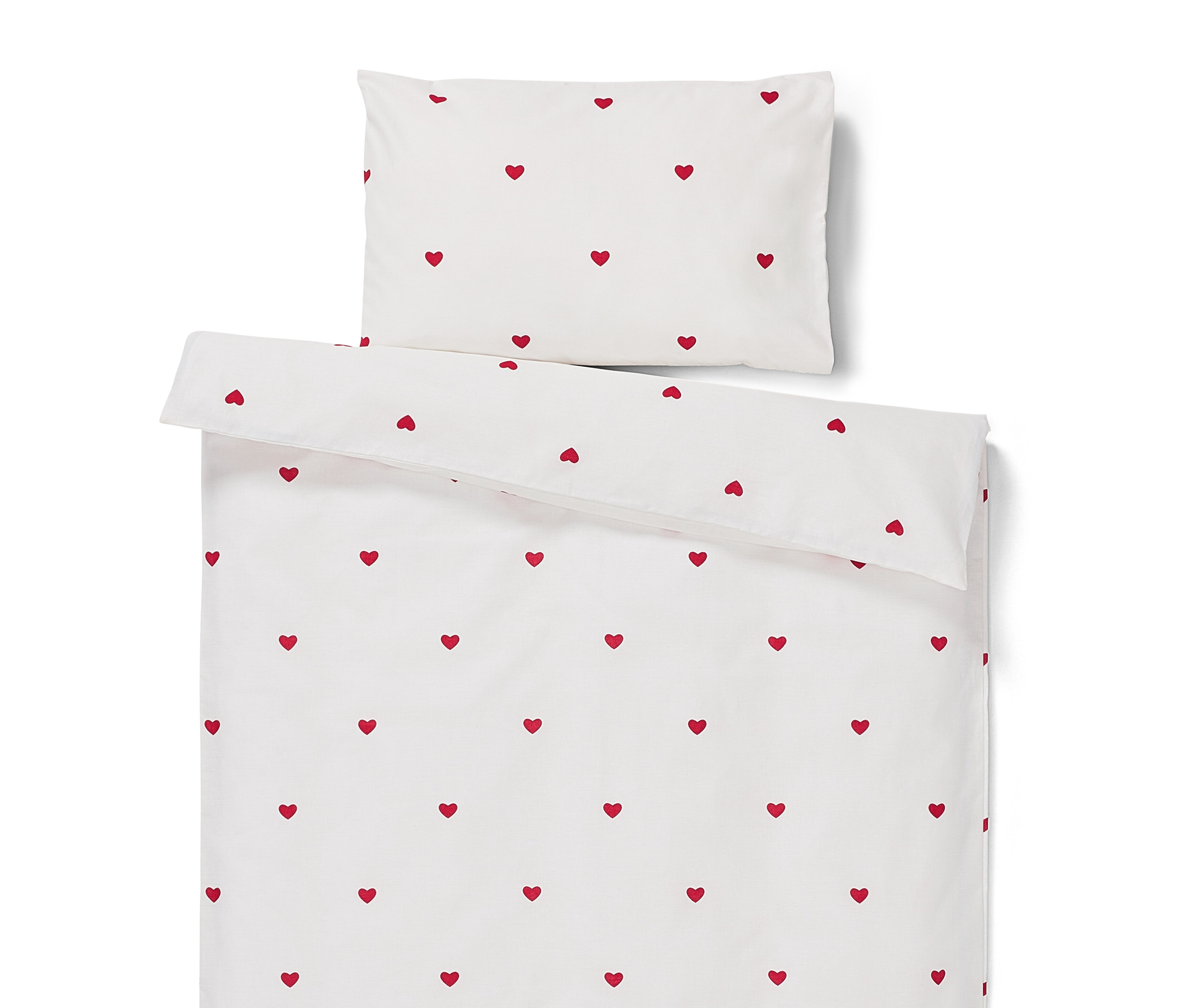 Tchibo - Pościel dziecięca z bawełny renforcé - kolor: czerwony/biały