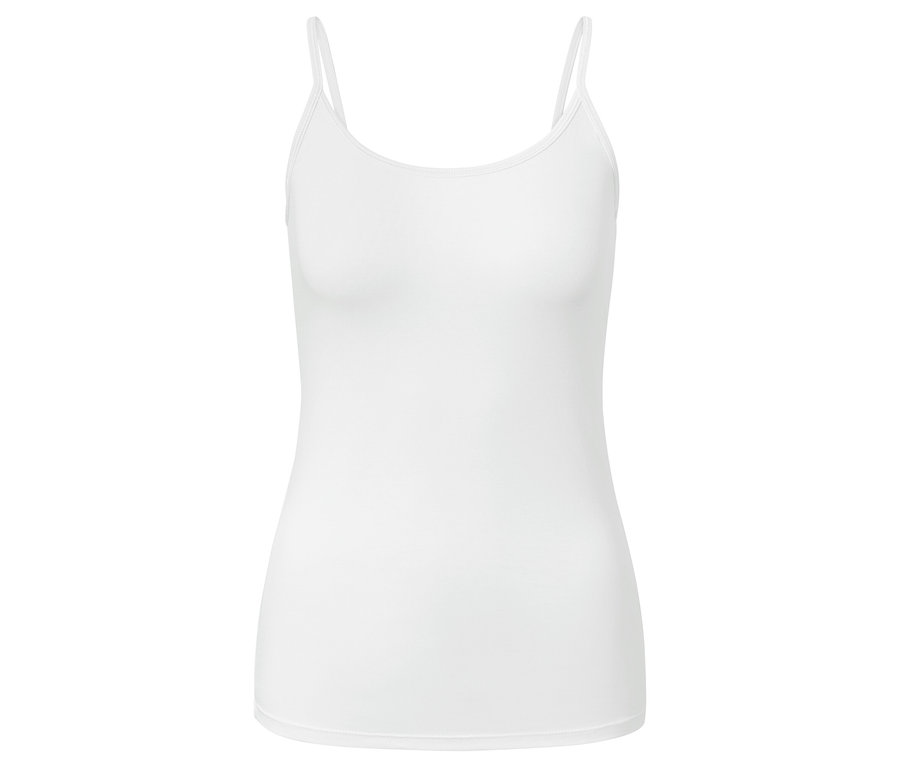 Biały podkoszulek na białym tle.