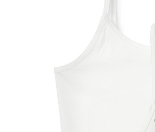 Trzy podkoszulki dziewczęce w kolorze czarnym, białym i w kropki.