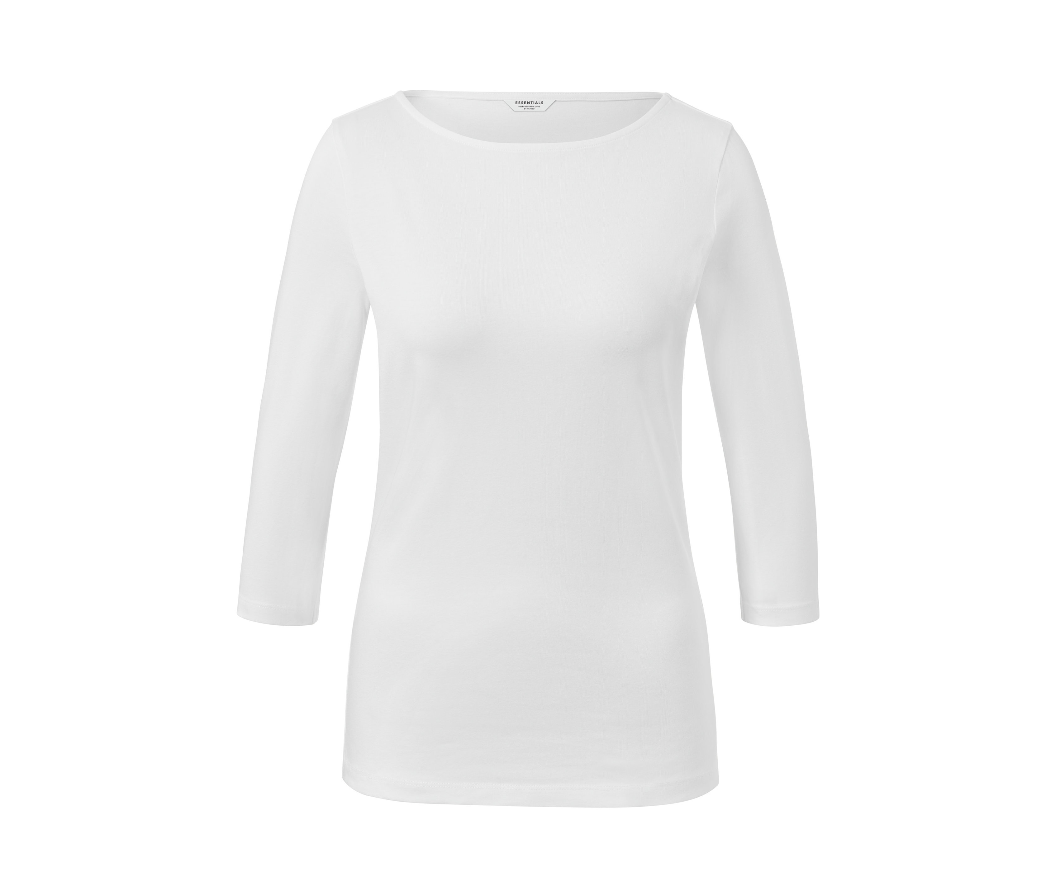 Tchibo - Bluzka z rękawem o długości 3/4, biały