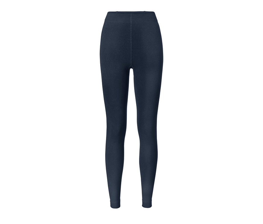 Granatowe legginsy termiczne.