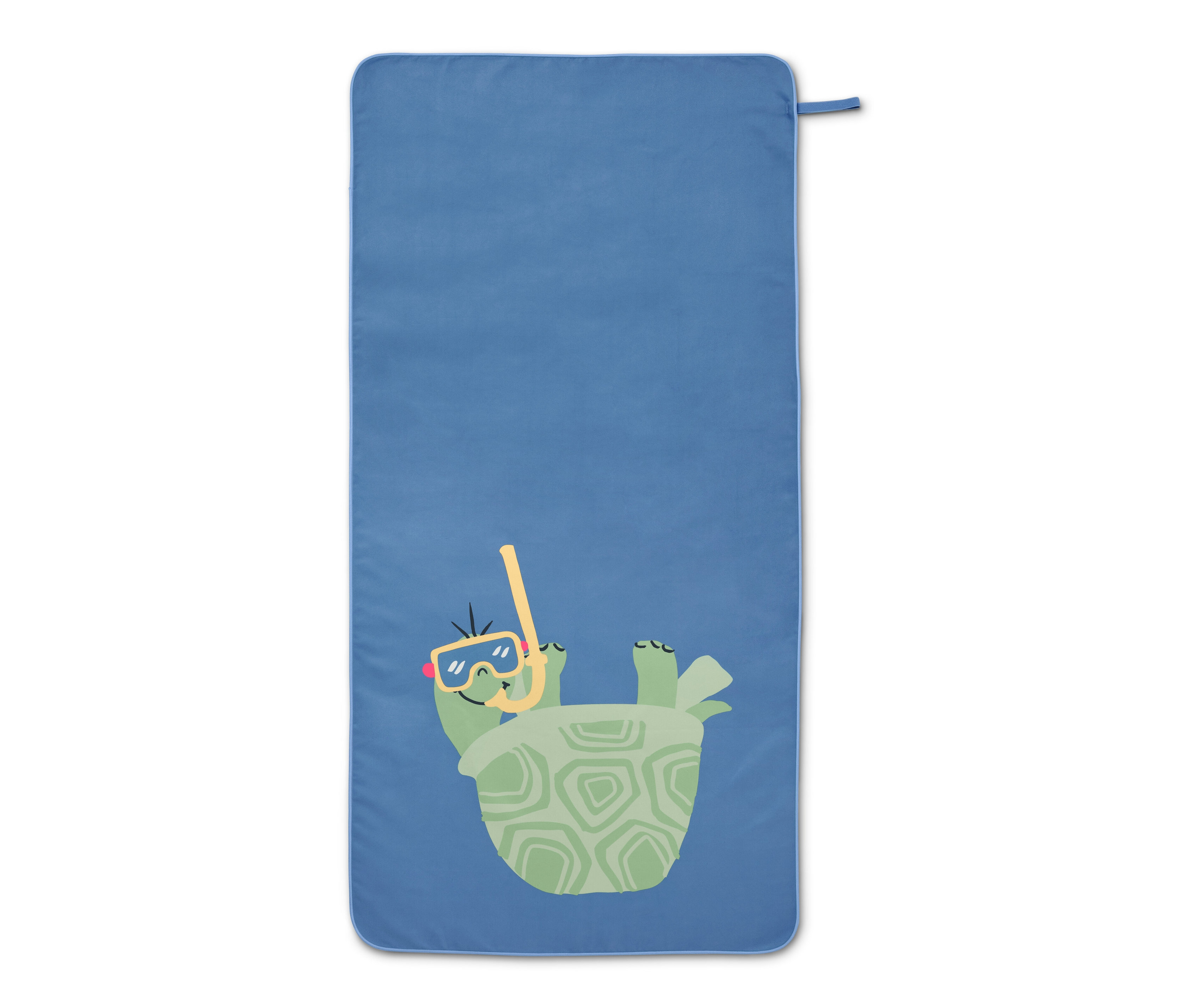 Tchibo - Ręcznik z mikrofibry - kolor: niebieski