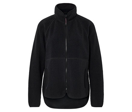 Rozpinana bluza z puszystego pluszu