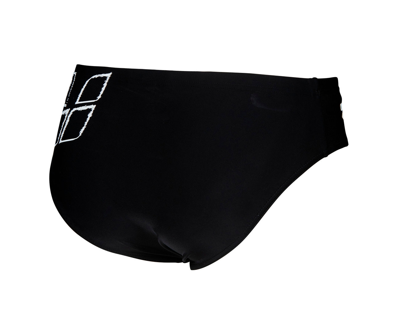 Czarne kąpielówki arena Scratchy.