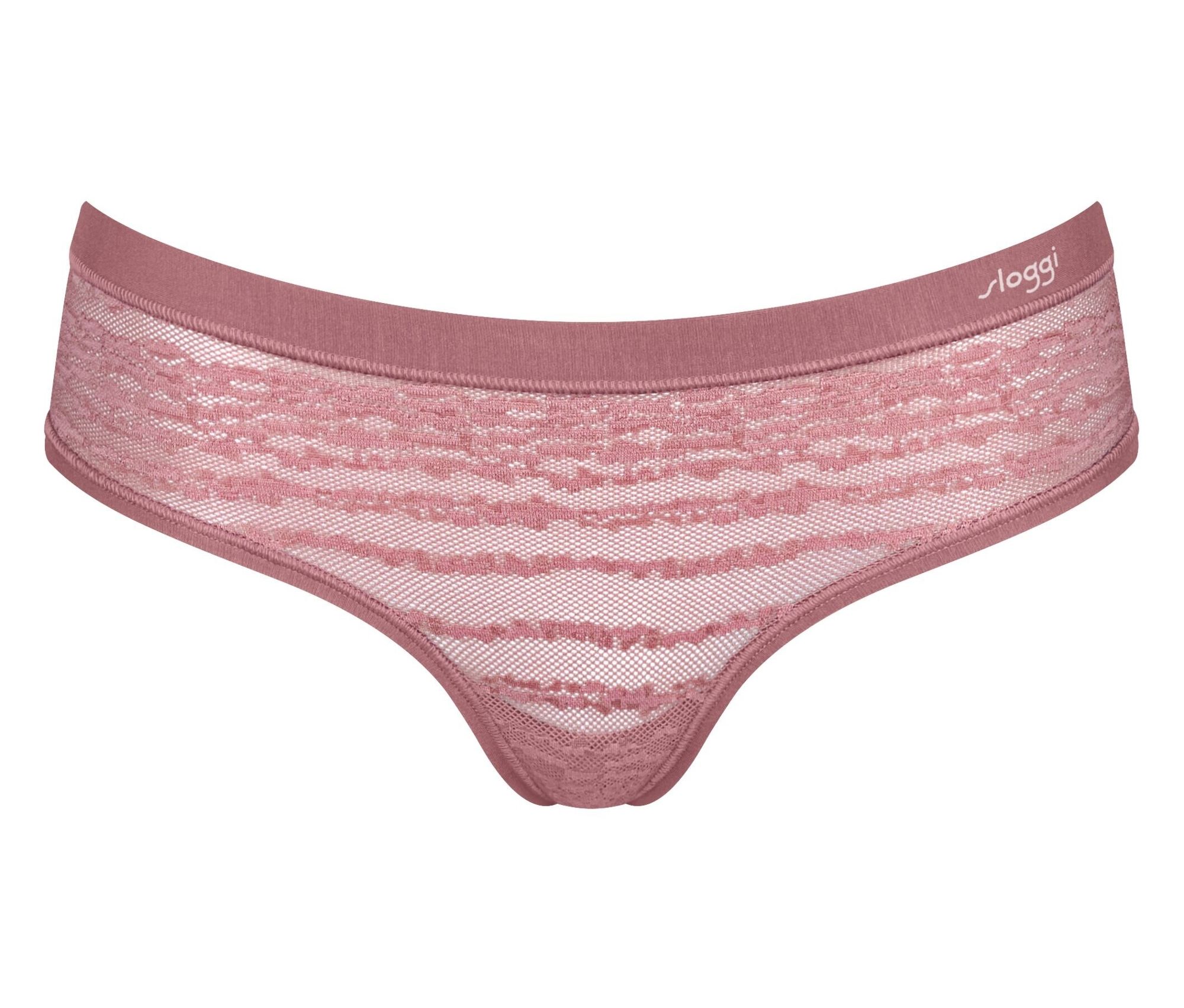 Figi sloggi Free Evolve Hipster Lace, różowy
