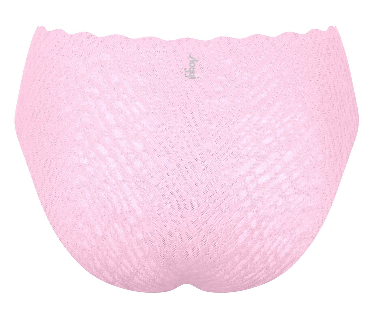 Różowa damska bielizna Sloggi na białym tle.