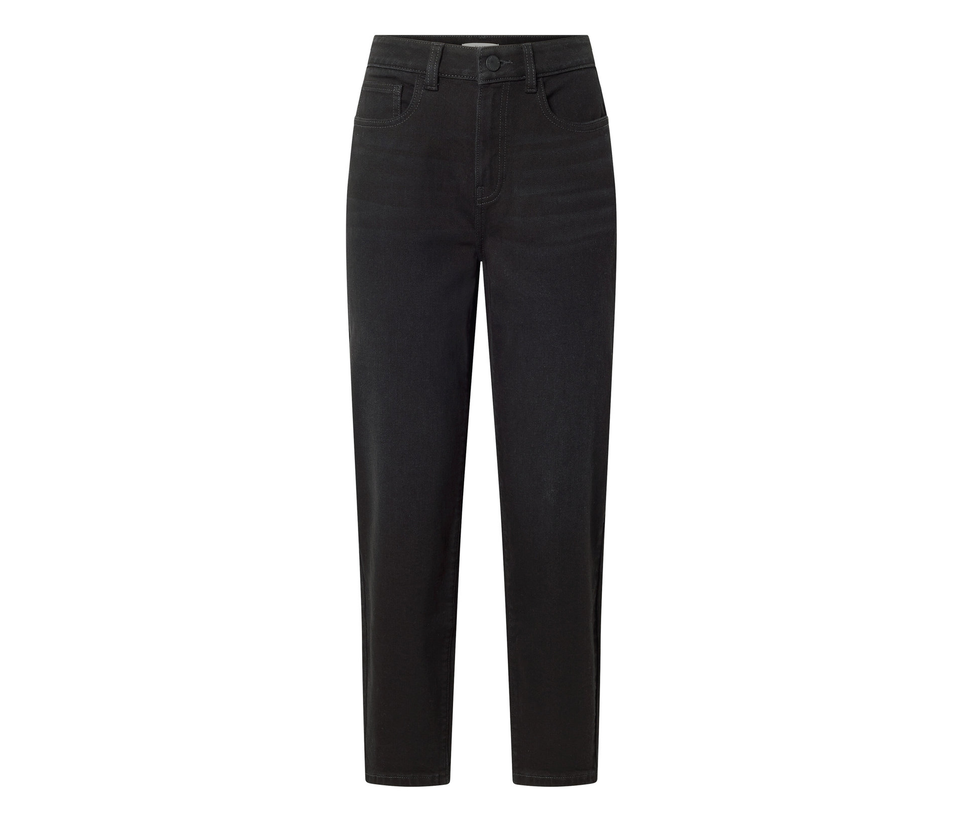 Tchibo - Jeansy typu mom – fason „Nyla”, black washed denim