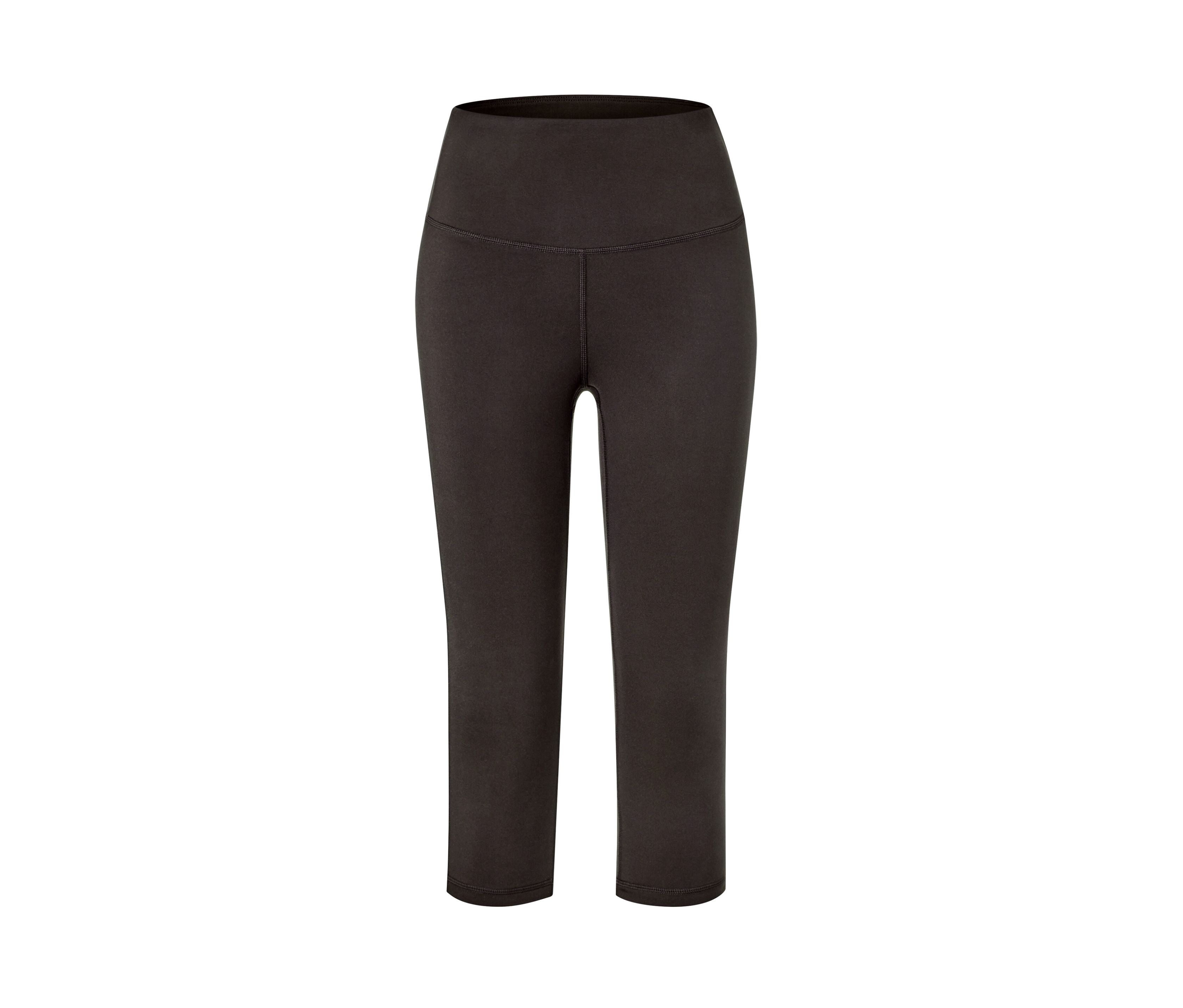 Tchibo - Legginsy sportowe 3/4 modelujące sylwetkę, brązowy