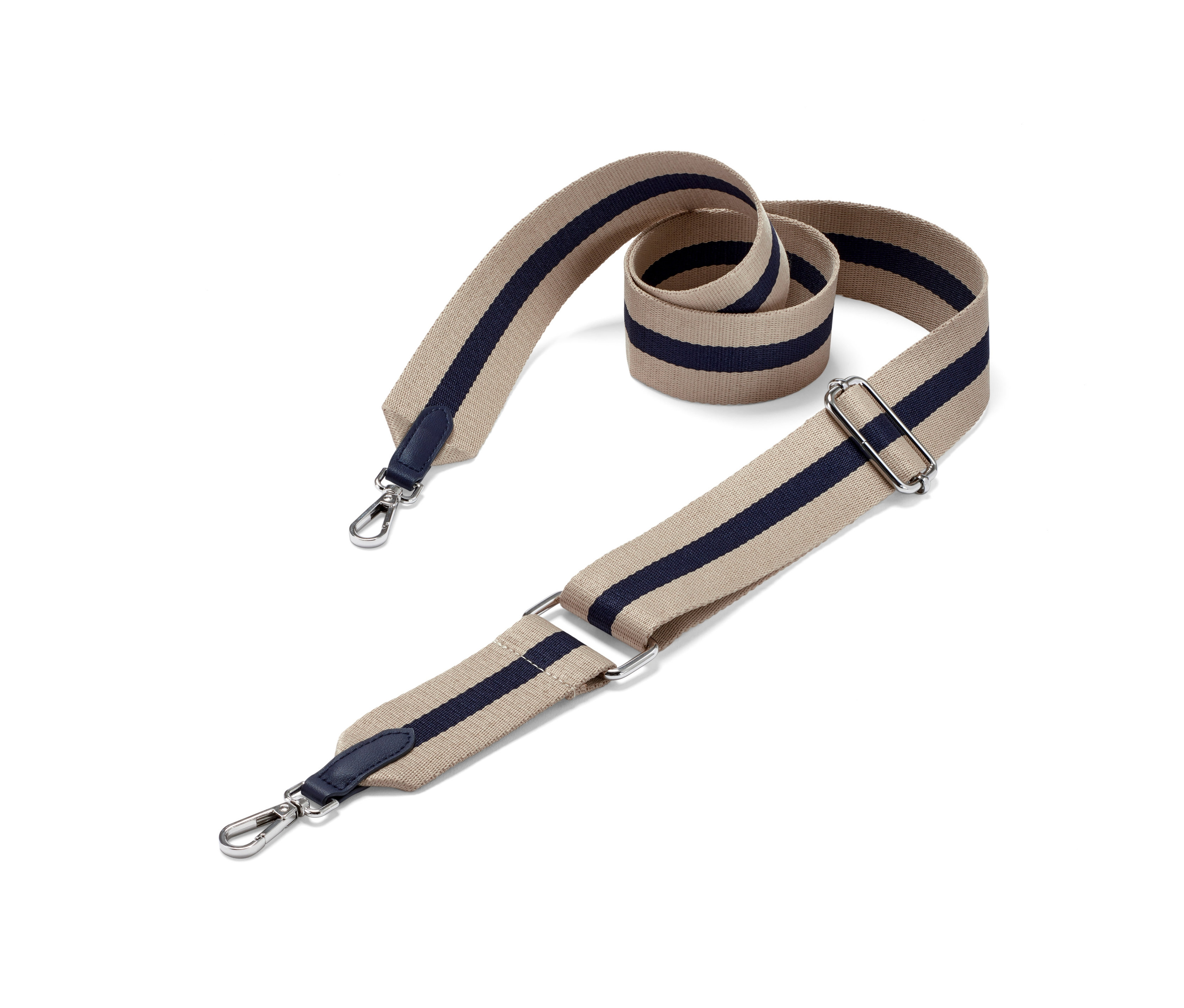 Tchibo - Wymienny pasek do torebki - kolor: niebieski/beżowy