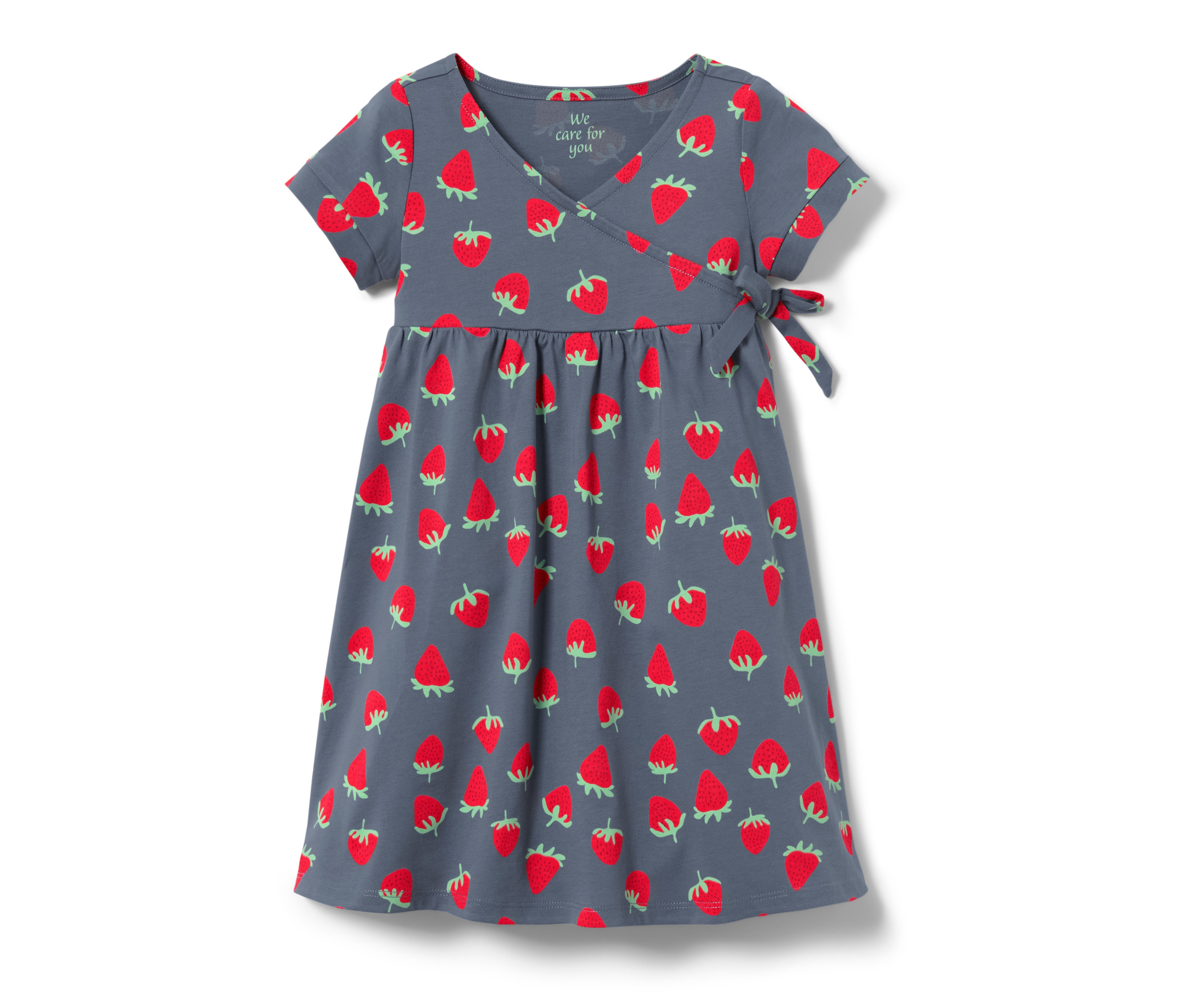 Tchibo - Sukienka z dżerseju- zielony/czerwony/z nadrukiem