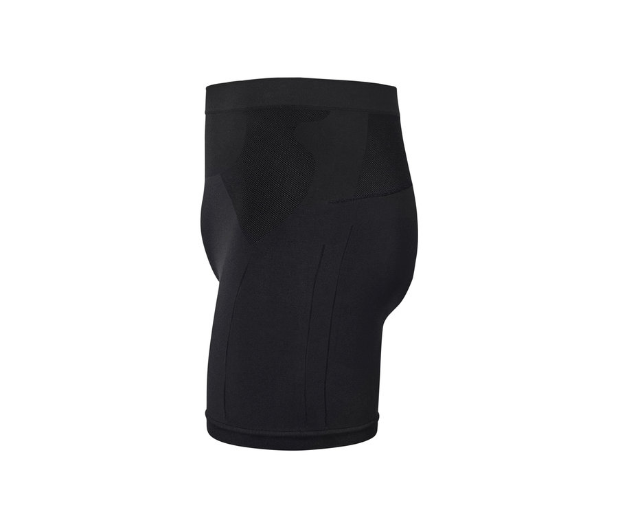 Czarne bokserki rowerowe.