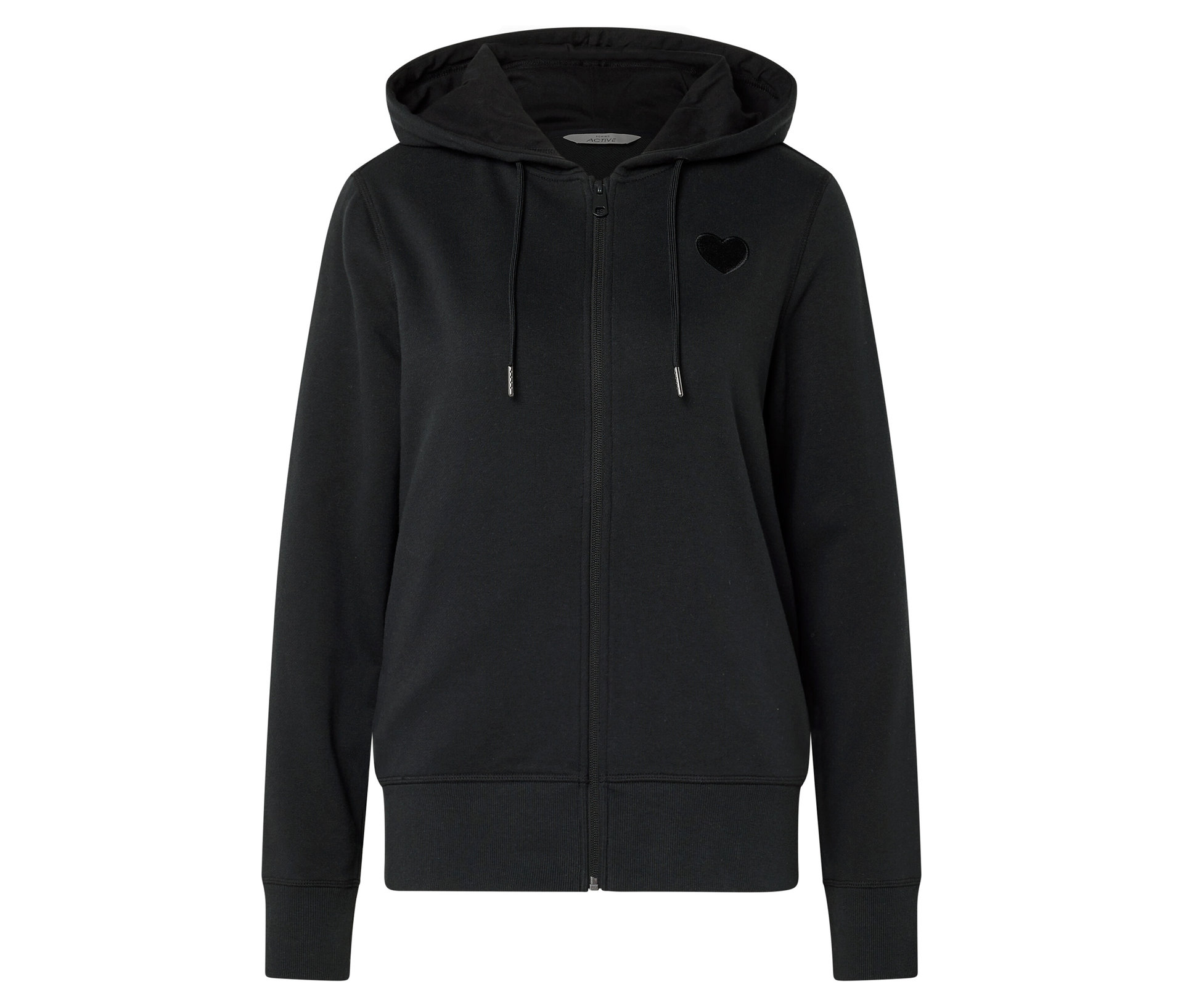 Tchibo - Rozpinana bluza dresowa- czarny