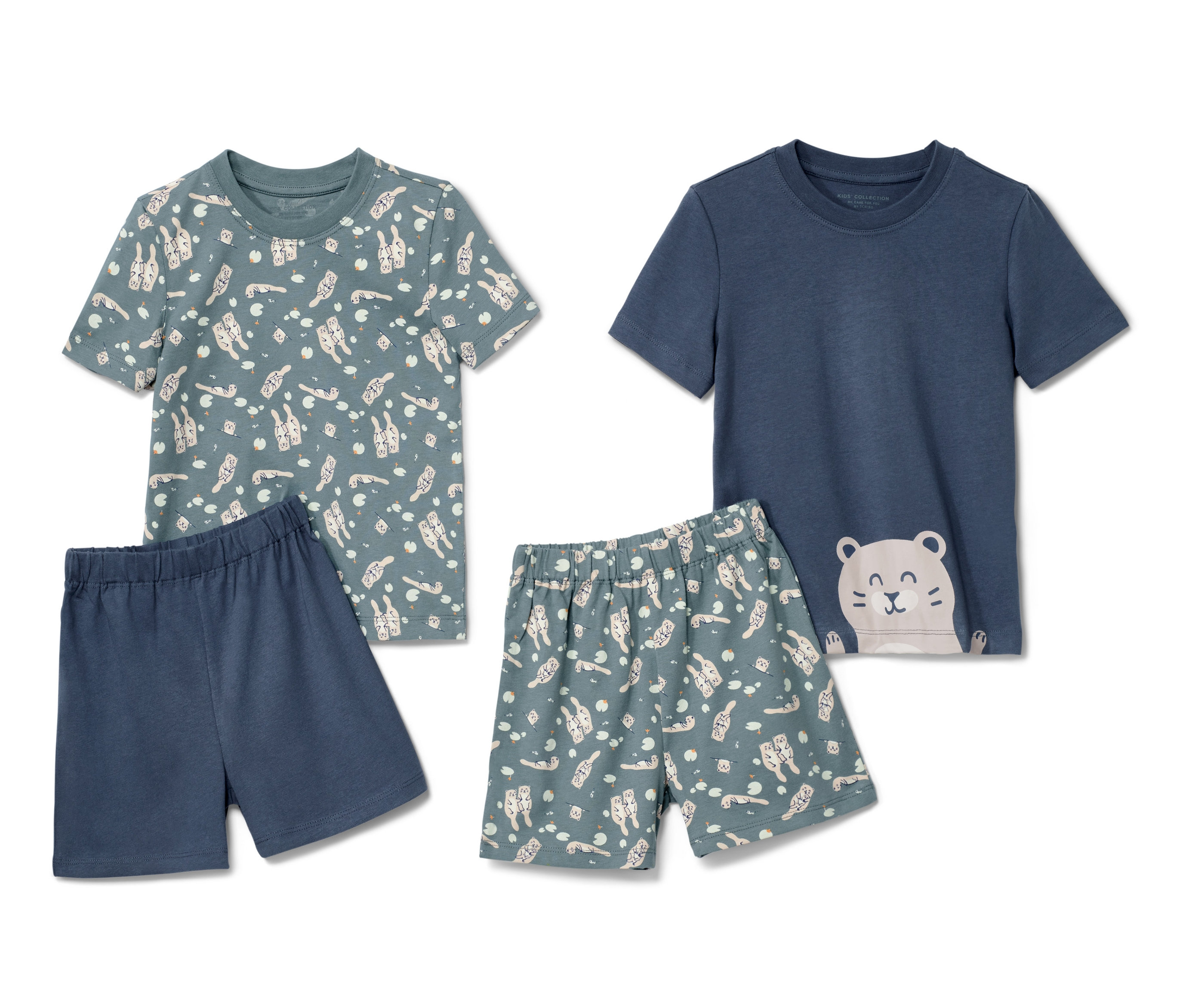 Tchibo - Piżama dziecięca- beżowy/niebieski