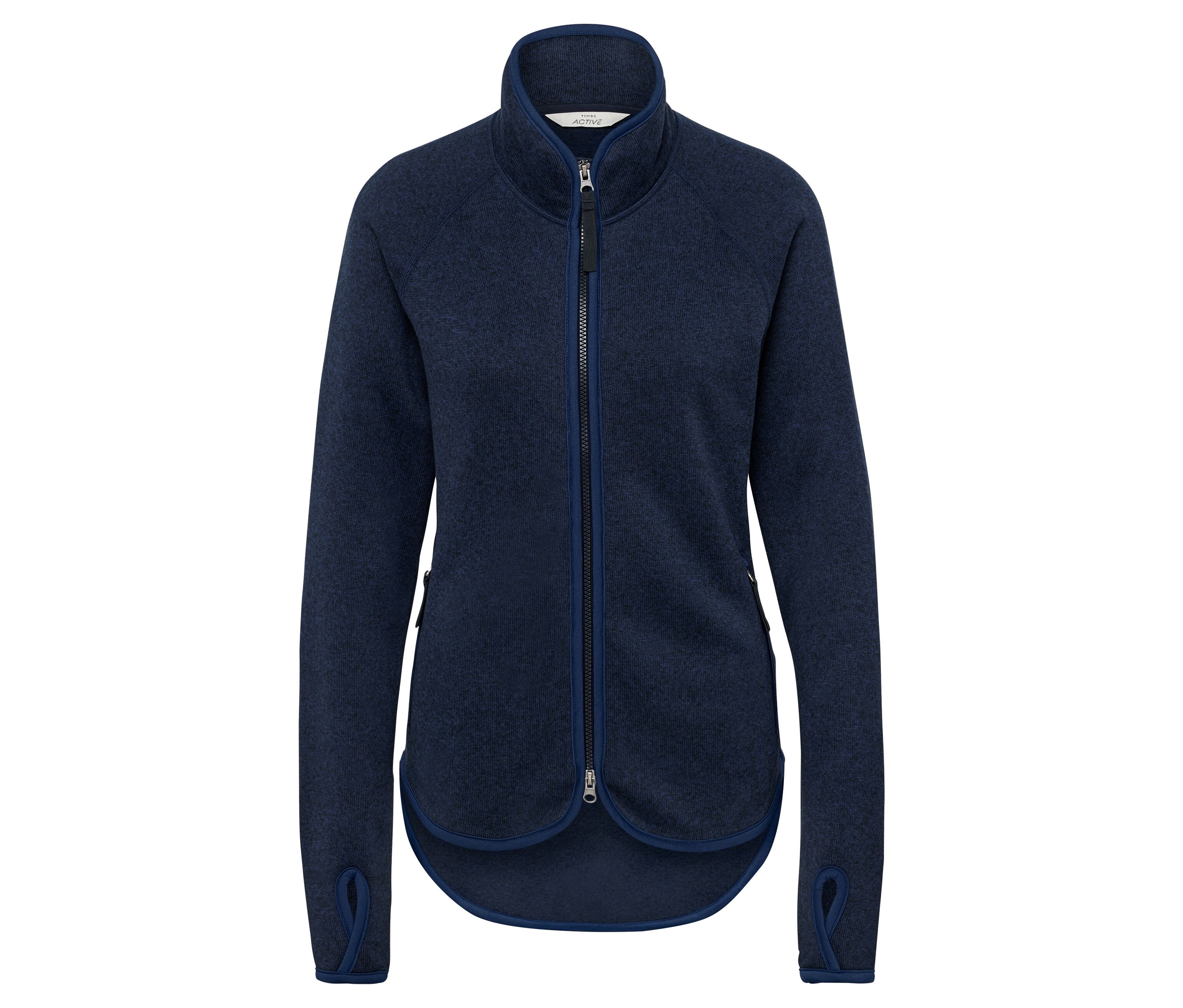 Tchibo - Dzianinowa bluza polarowa, niebieski