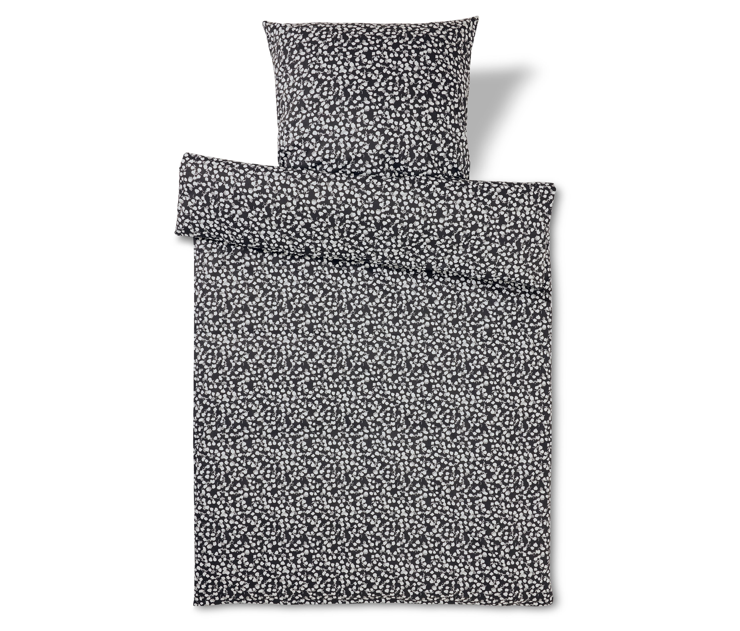 Tchibo - Pościel perkalowa - kolor: szary