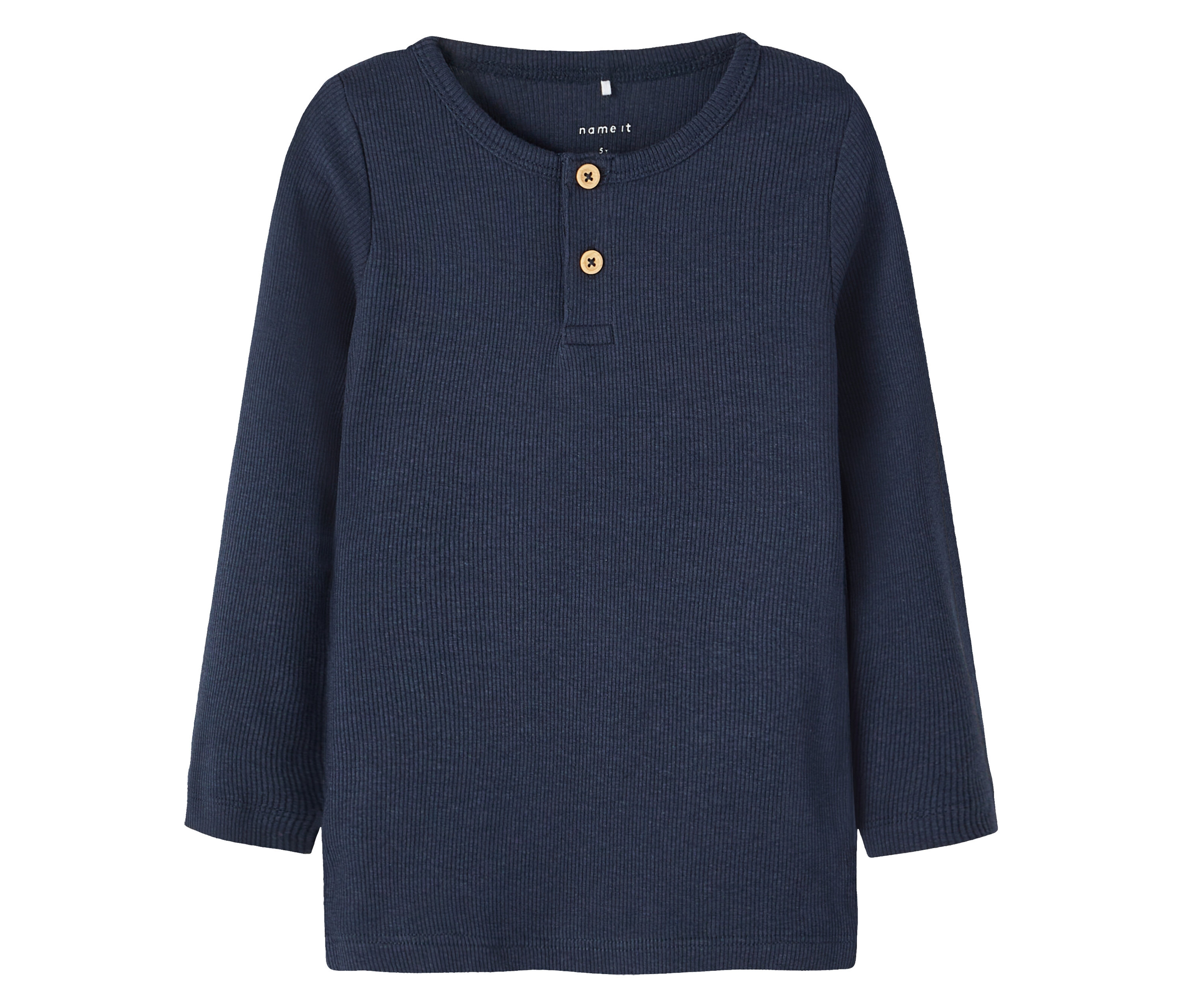 Tchibo - Trykotowa koszulka dziecięca Name IT z długim rękawem - mężczyzna- niebieski
