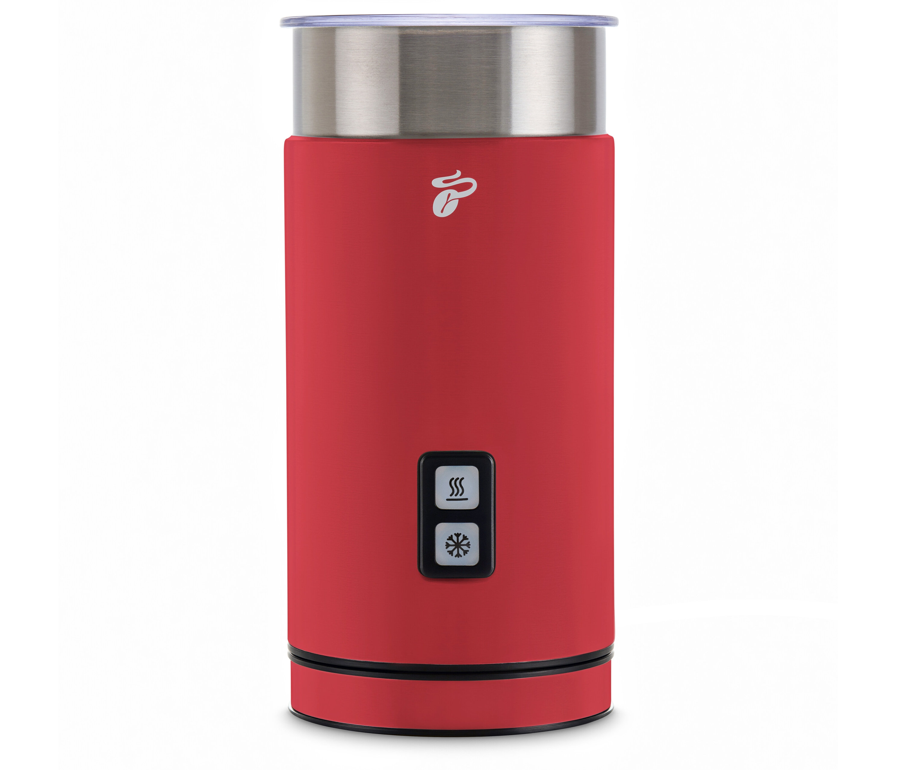 Tchibo - Elektryczny spieniacz do mleka - kolor: czerwony