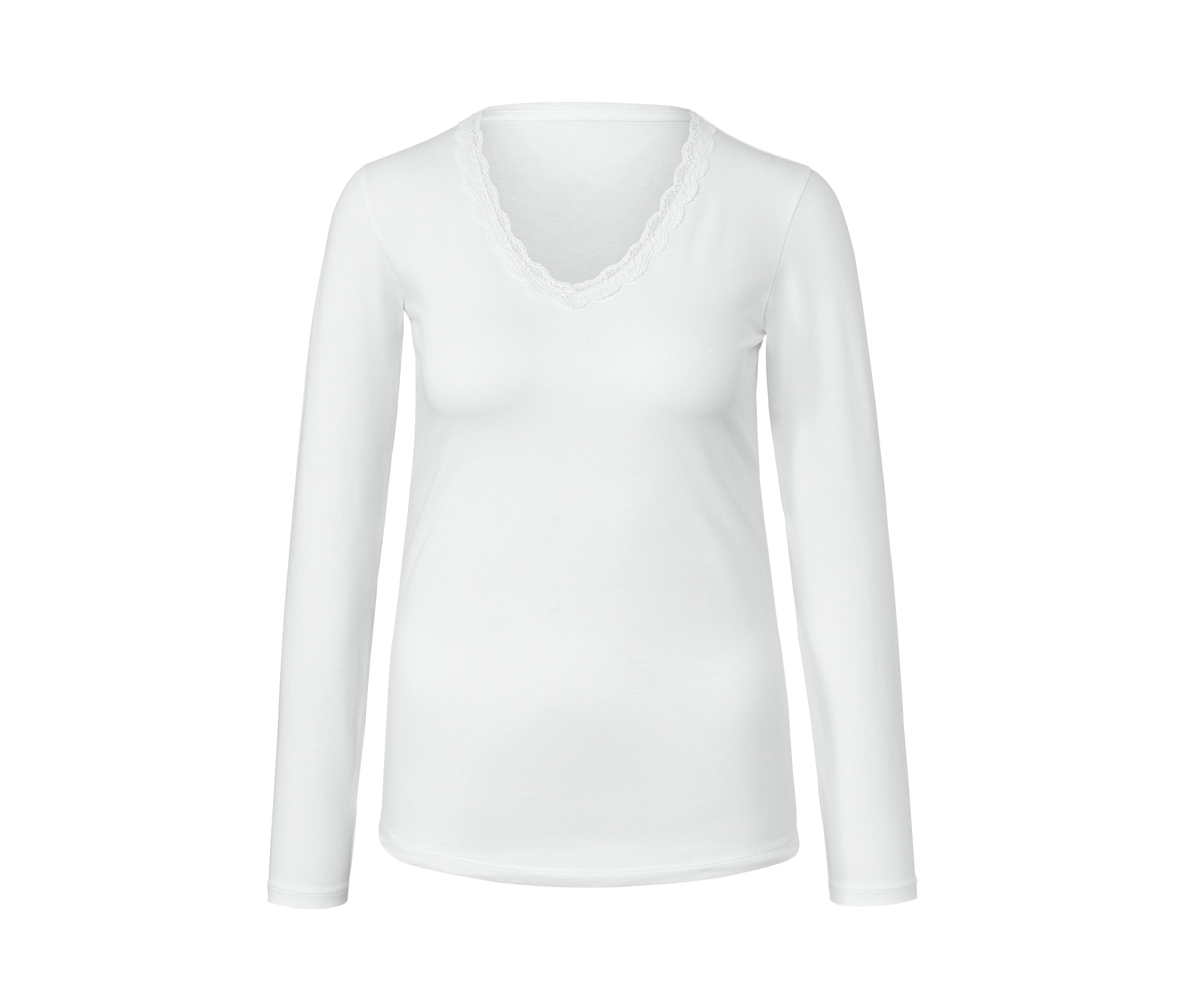 Tchibo - Podkoszuka z długim rękawem- biały