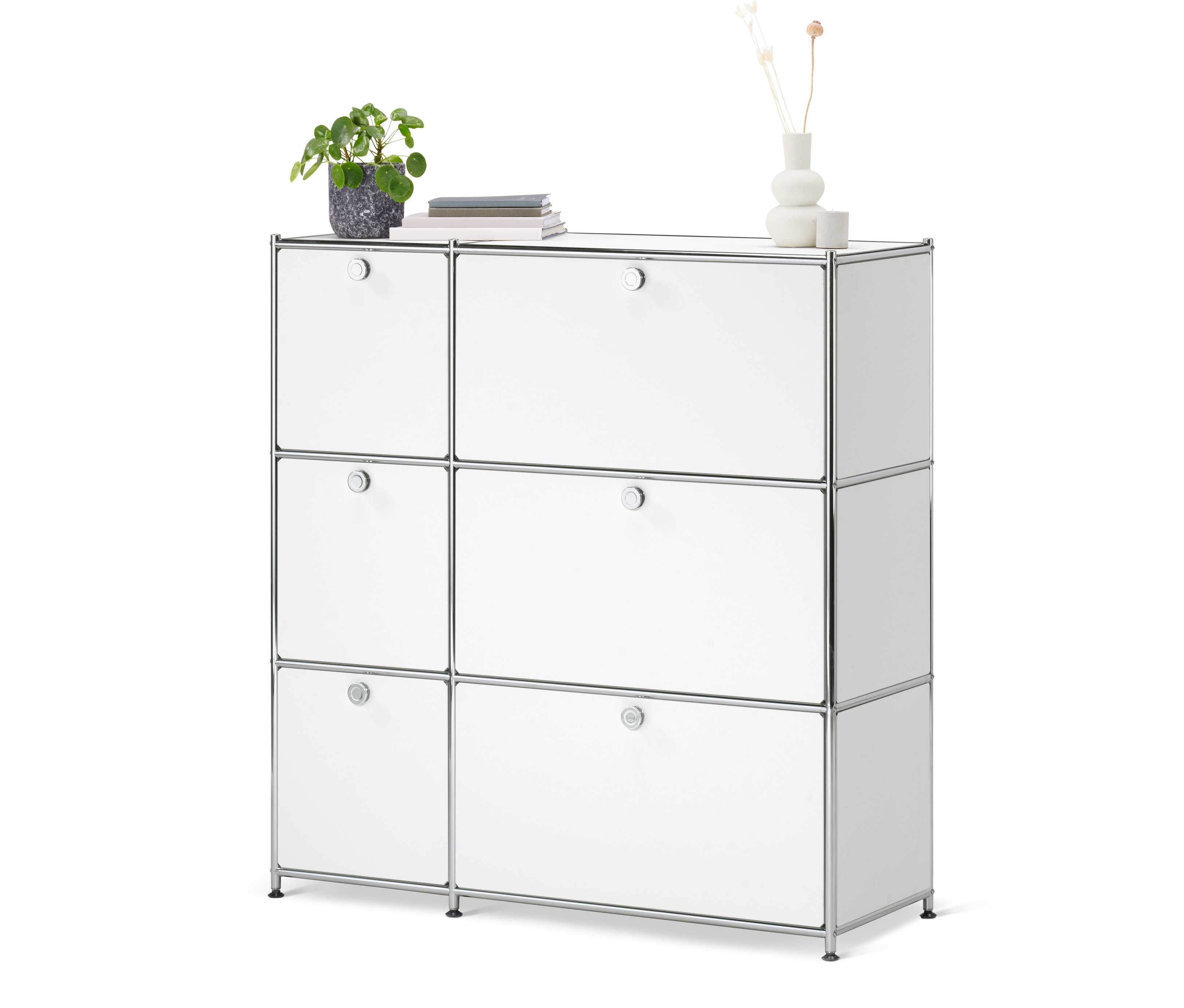 Tchibo - Komoda »Cn3« z 6 klapami - kolor: biały