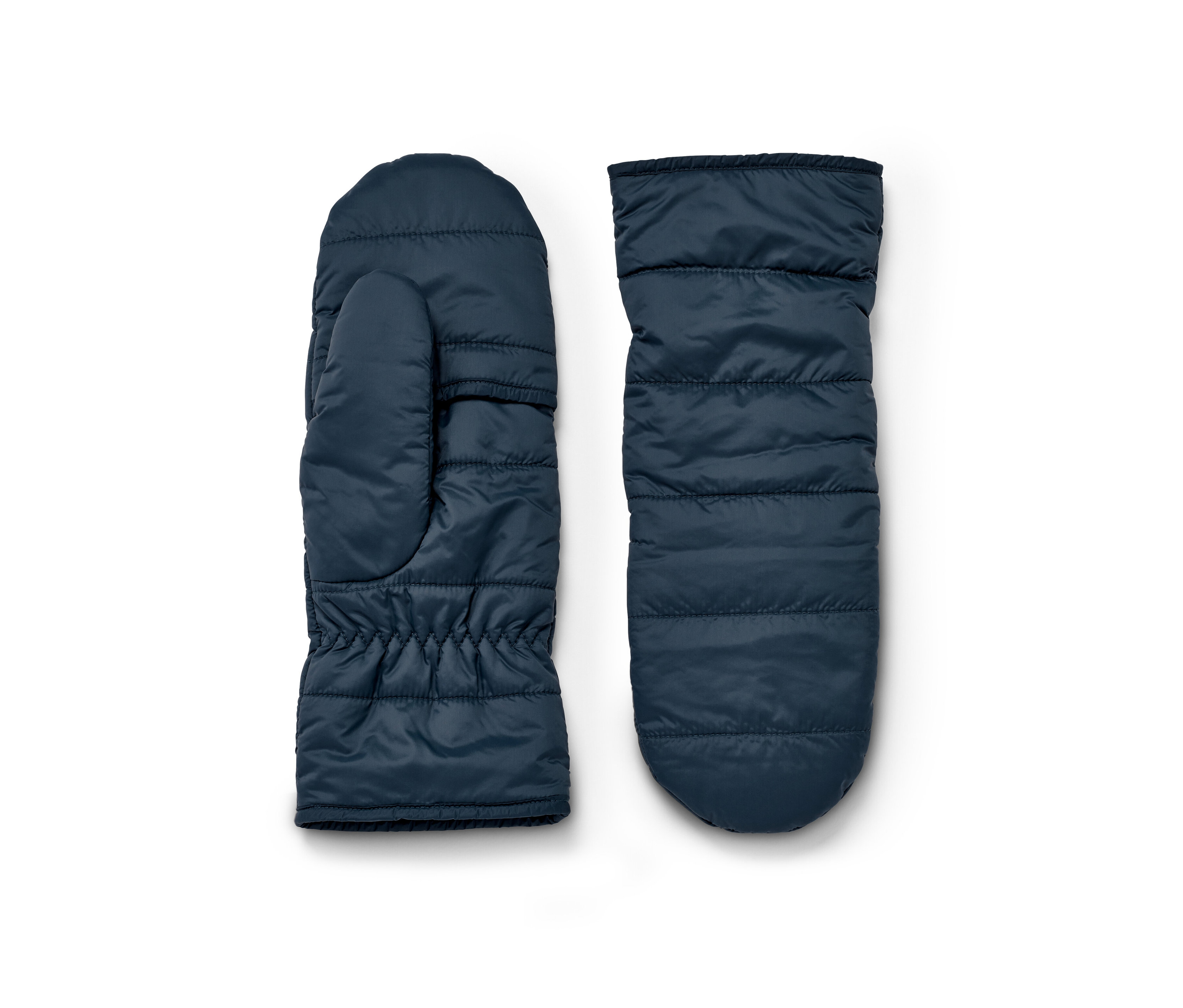 Tchibo - Pikowane rękawice jednopalczaste z klapką- niebieski