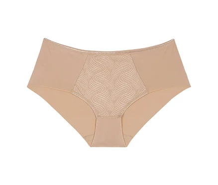 Figi typu hipster Triumph Essential „Minimizer Hipster X” w kolorze skóry.