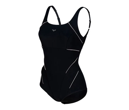 Czarny kostium kąpielowy arena Shapewear Jewel R Low C-Cup.