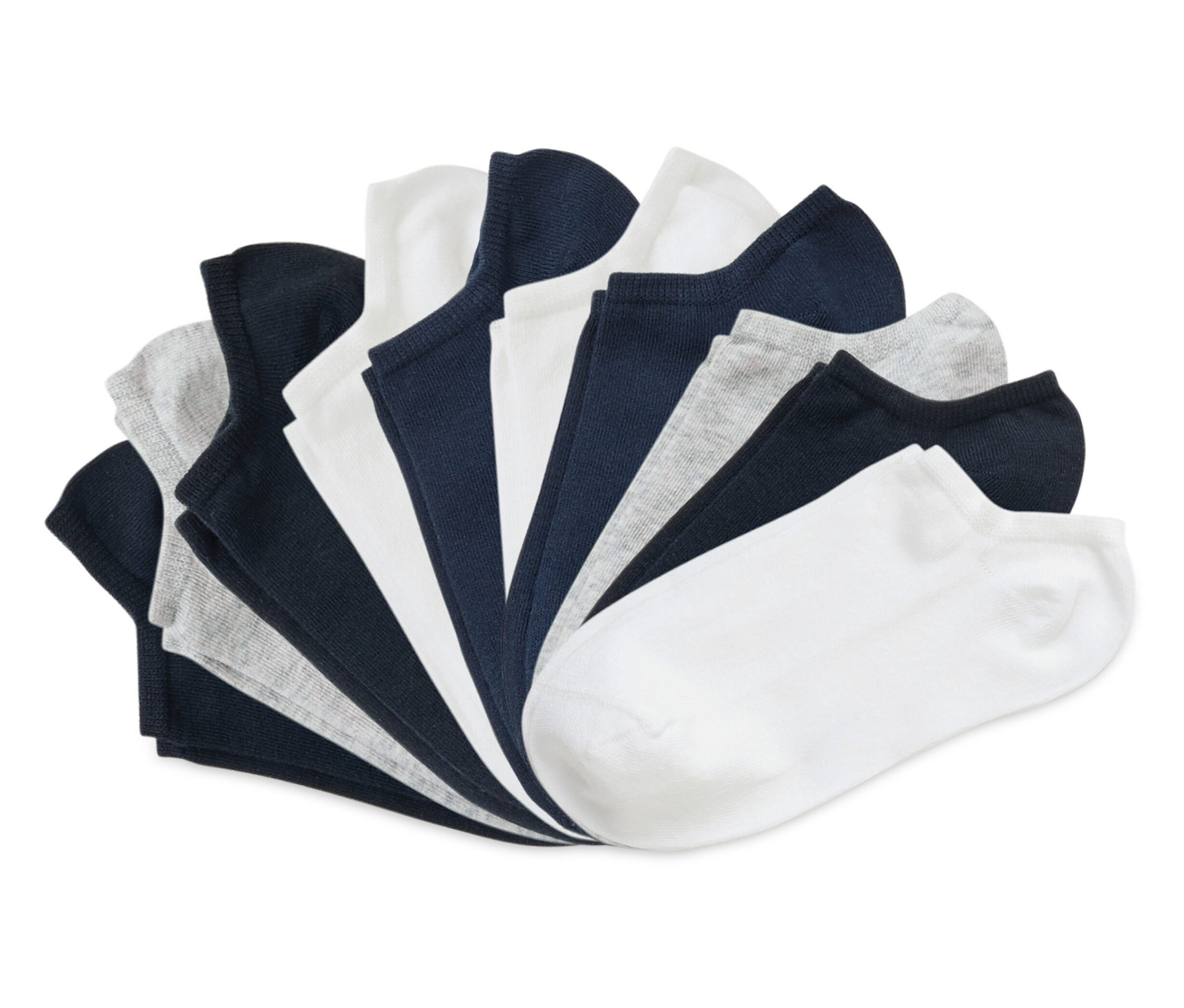 Tchibo - Skarpety stopki- czarny/niebieski