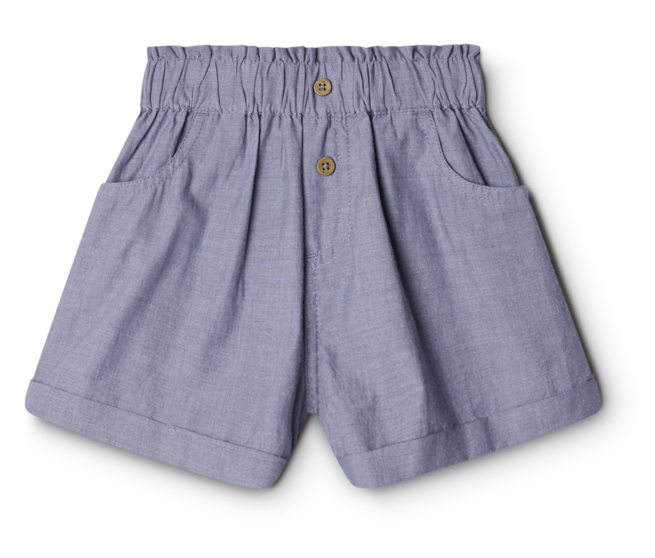 Tchibo - Szorty typu paperbag- niebieski