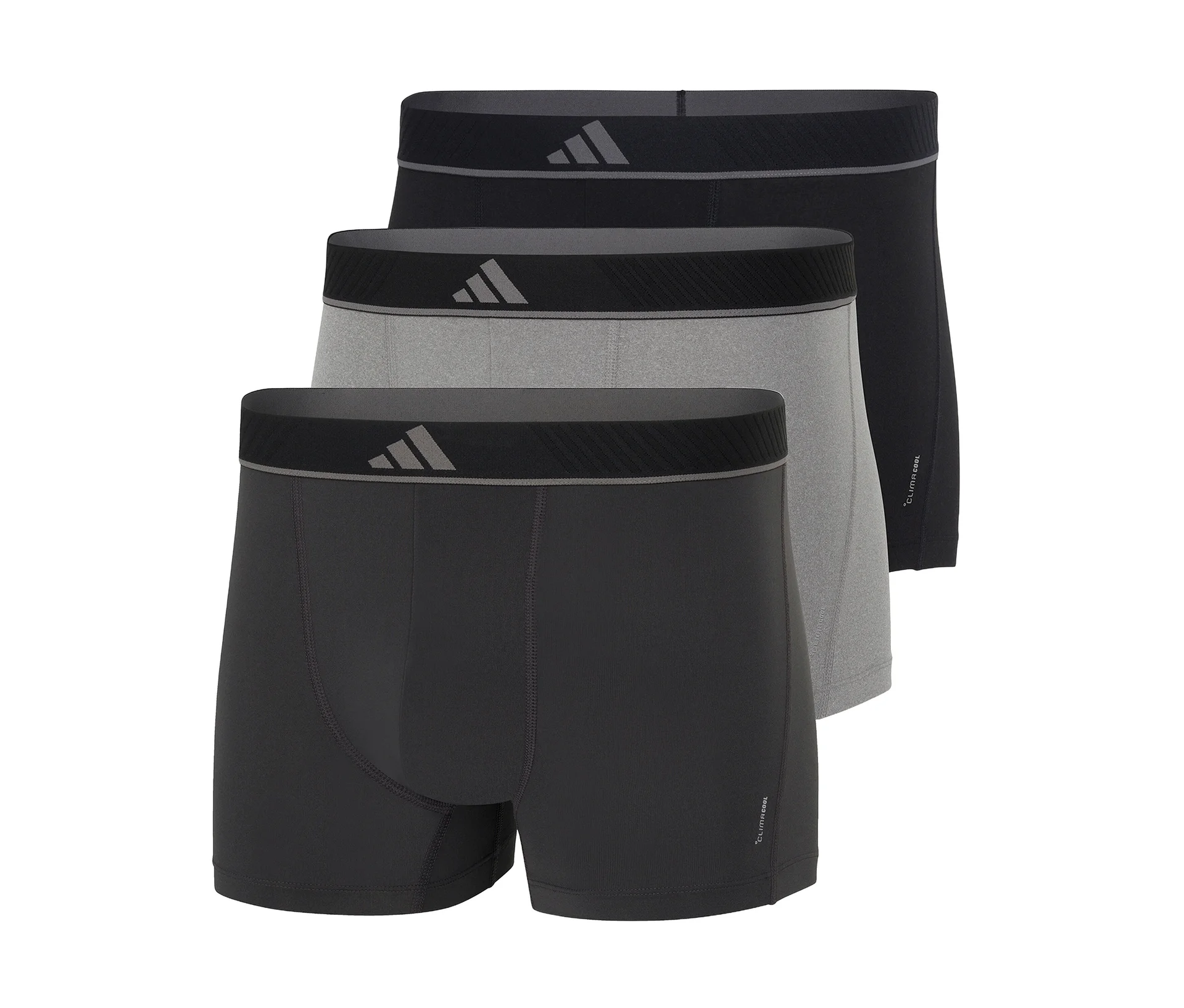 Bokserki adidas Active Micro Flex, 3 pary, szare