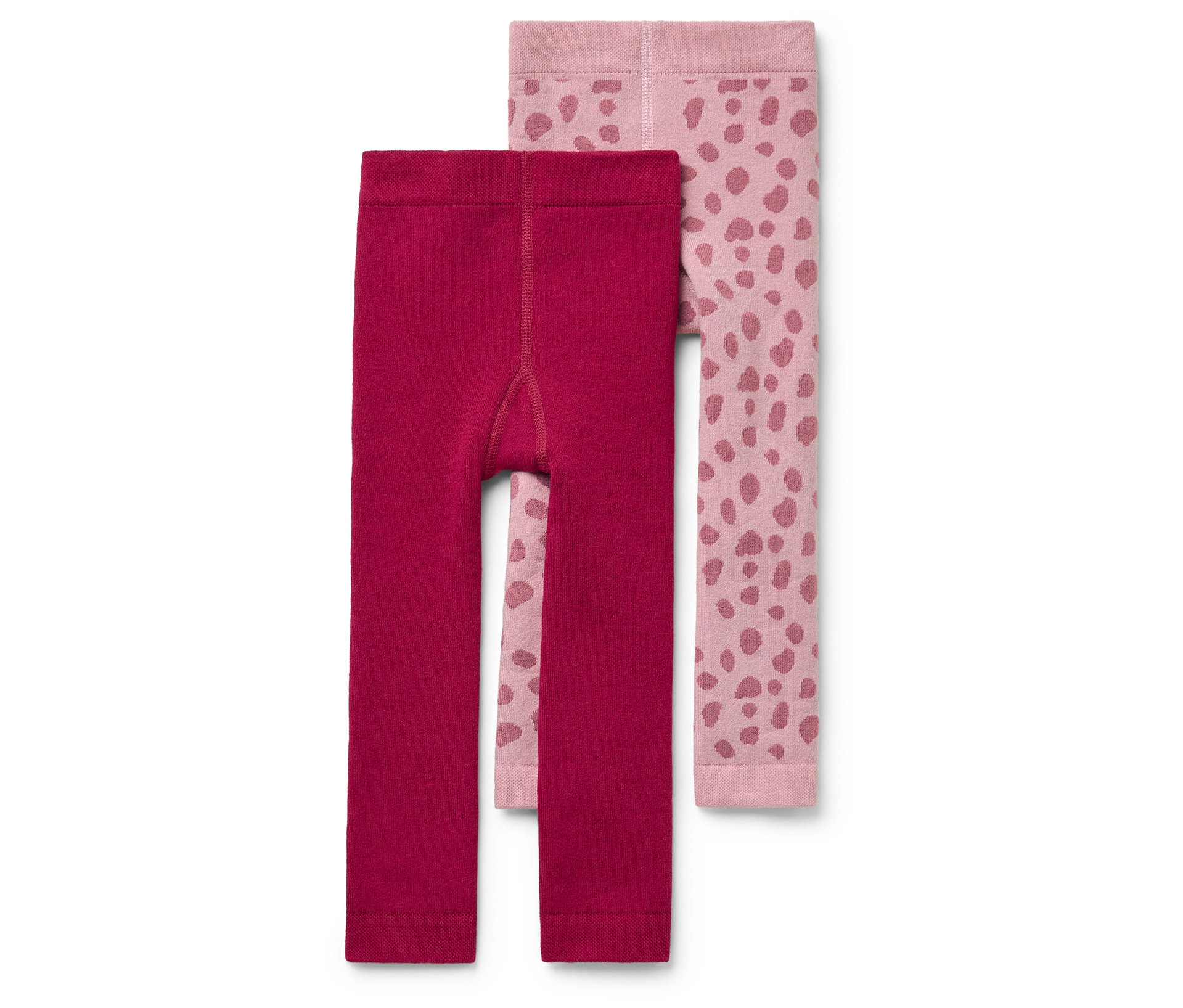 Tchibo - Legginsy termoaktywne- czerwony/różowy/żakard