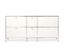 Metalowa szafka typu sideboard »CN3« duża, z 6 komorami z klapami, biała - /img/gQQF6BFi/64/image.jpeg