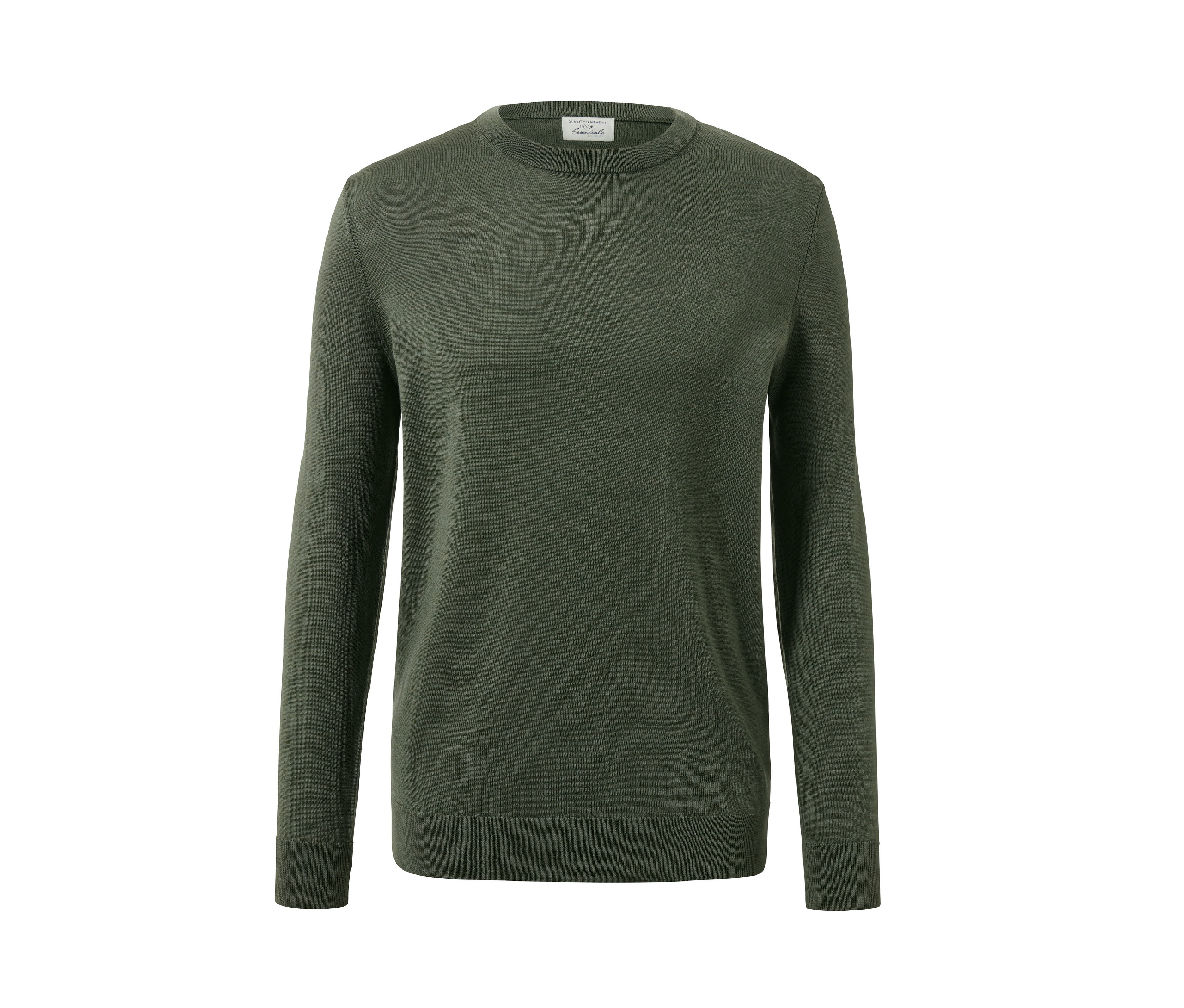 Tchibo - Sweter z wełny merino- zielony