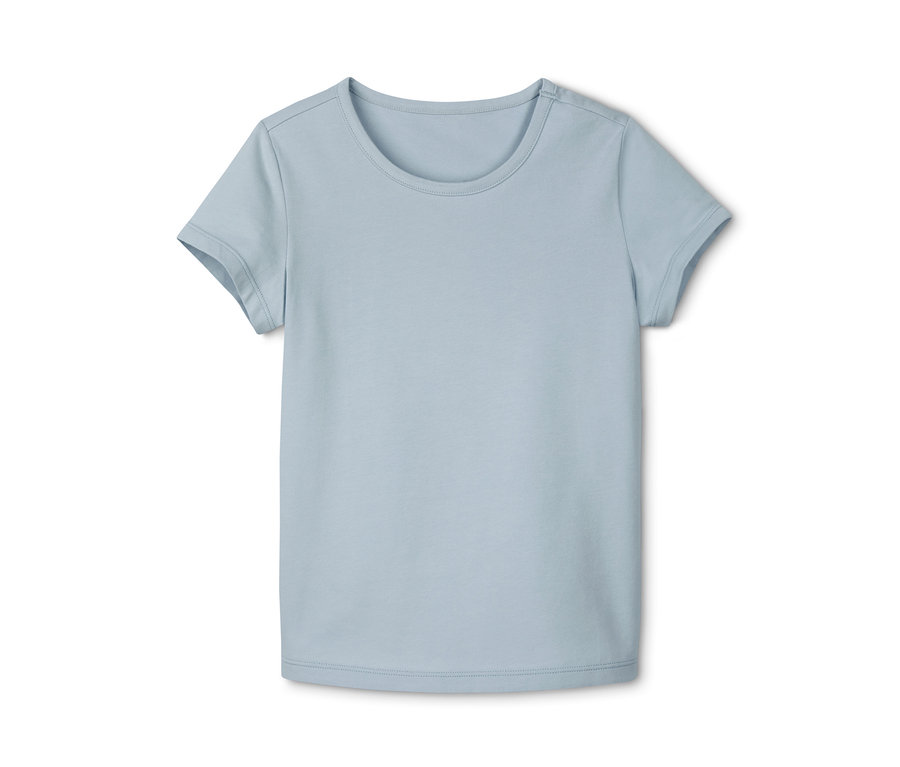 Jasnoniebieska koszulka bawełniana, 3 sztuki.