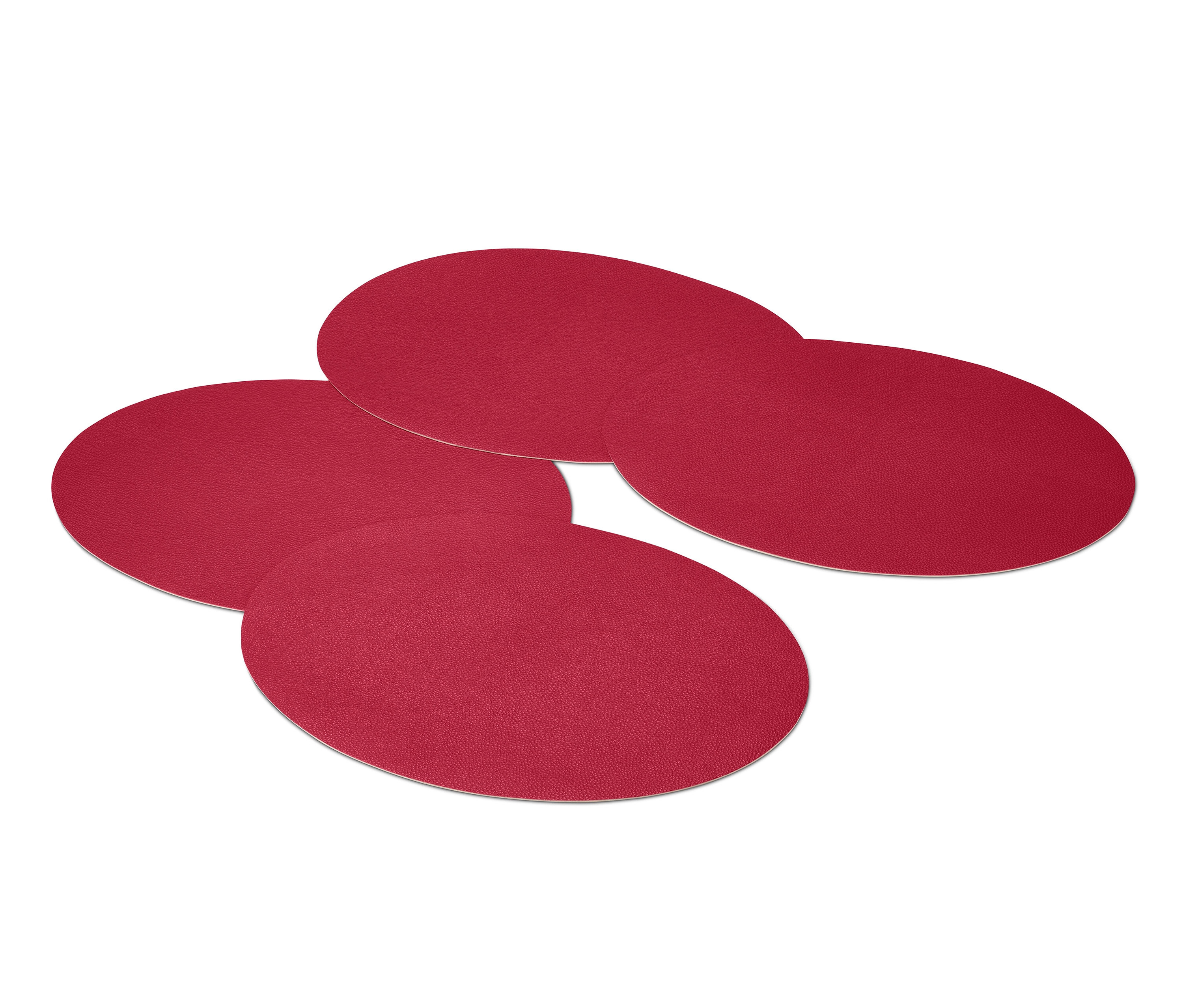 Tchibo - Dwustronne podkładki pod talerze - kolor: złoty/czerwony